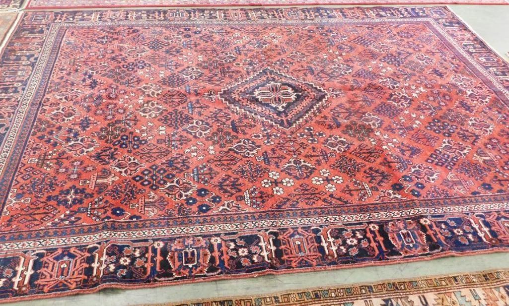 Josheghan Rug - 7'7" x 10'9": See Photos For Condition and Details