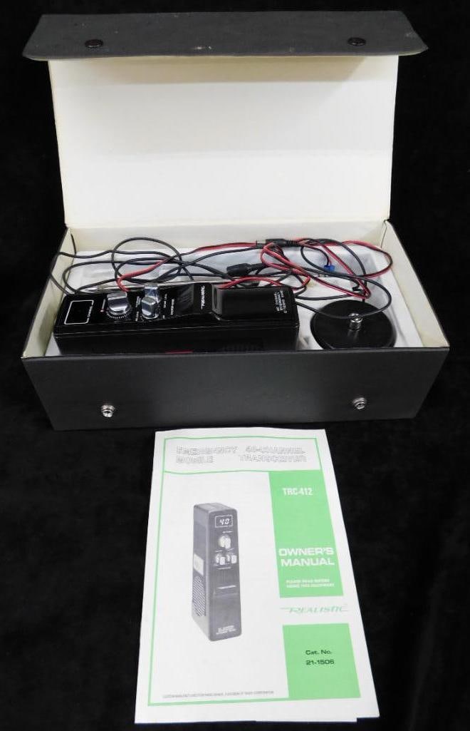Vintage "Realistic" 40 Channel Two Way Emergency Citizens Band System - Model TRC-412 (1 of 12)