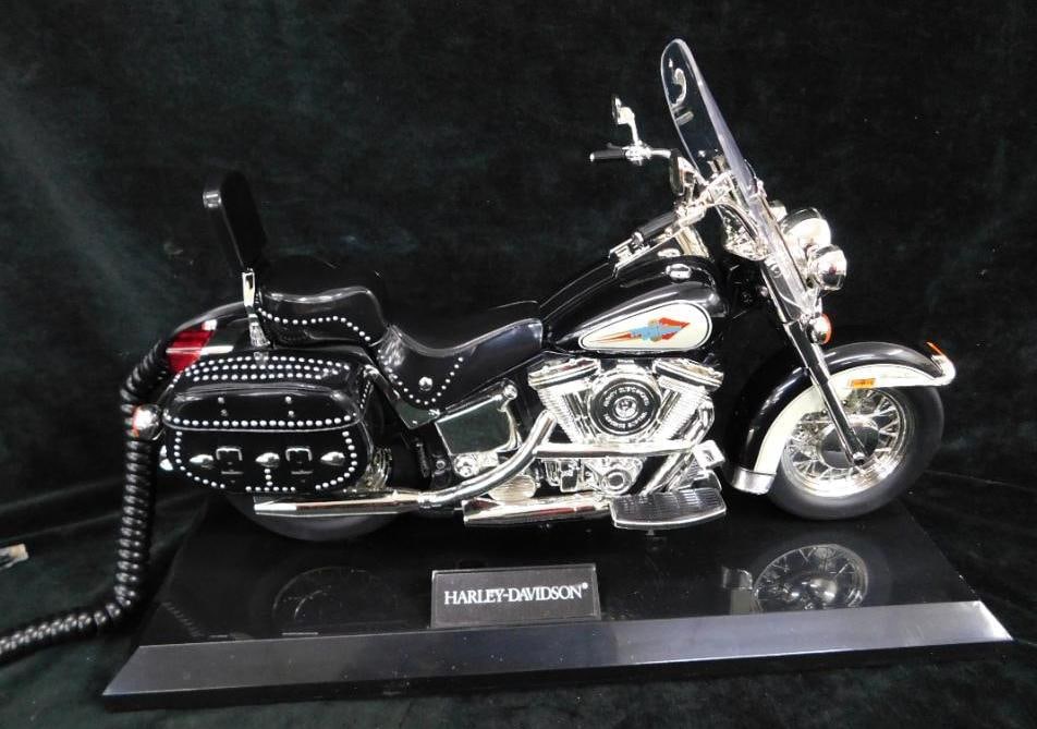 Unused Harley Davidson Motorcycle Telephone - Original Box (1 of 10)