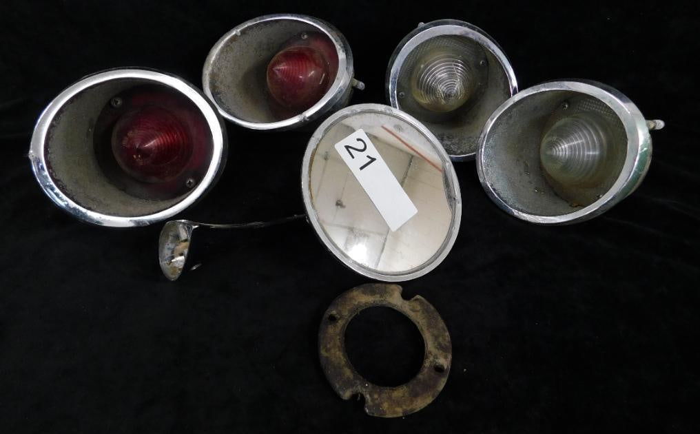 1963 Corvette Tail Lights and Mirror (1 of 10)