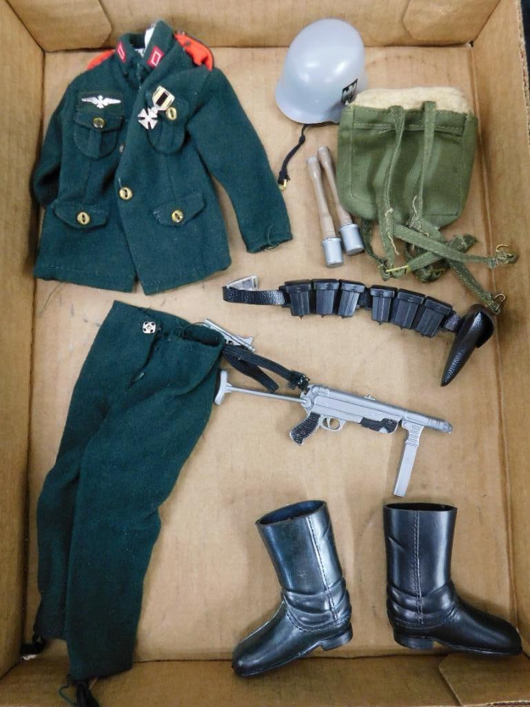 Vintage G.I. Joe Uniform and Accessories: Only Items Shown Are Included - See Photos For Condition and Details