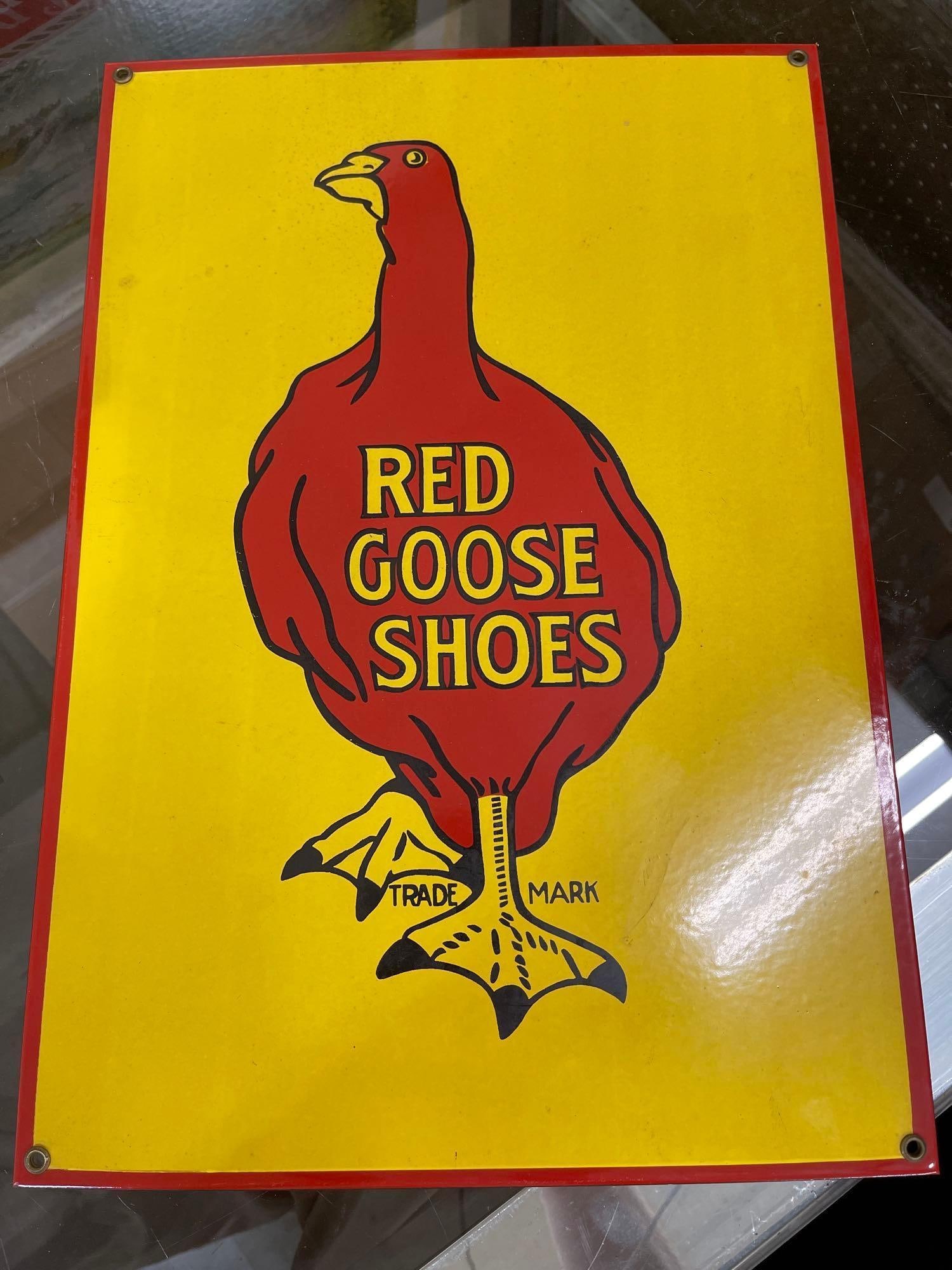Red Goose Shoes Porcelain Sigb: 12 X 17.25 