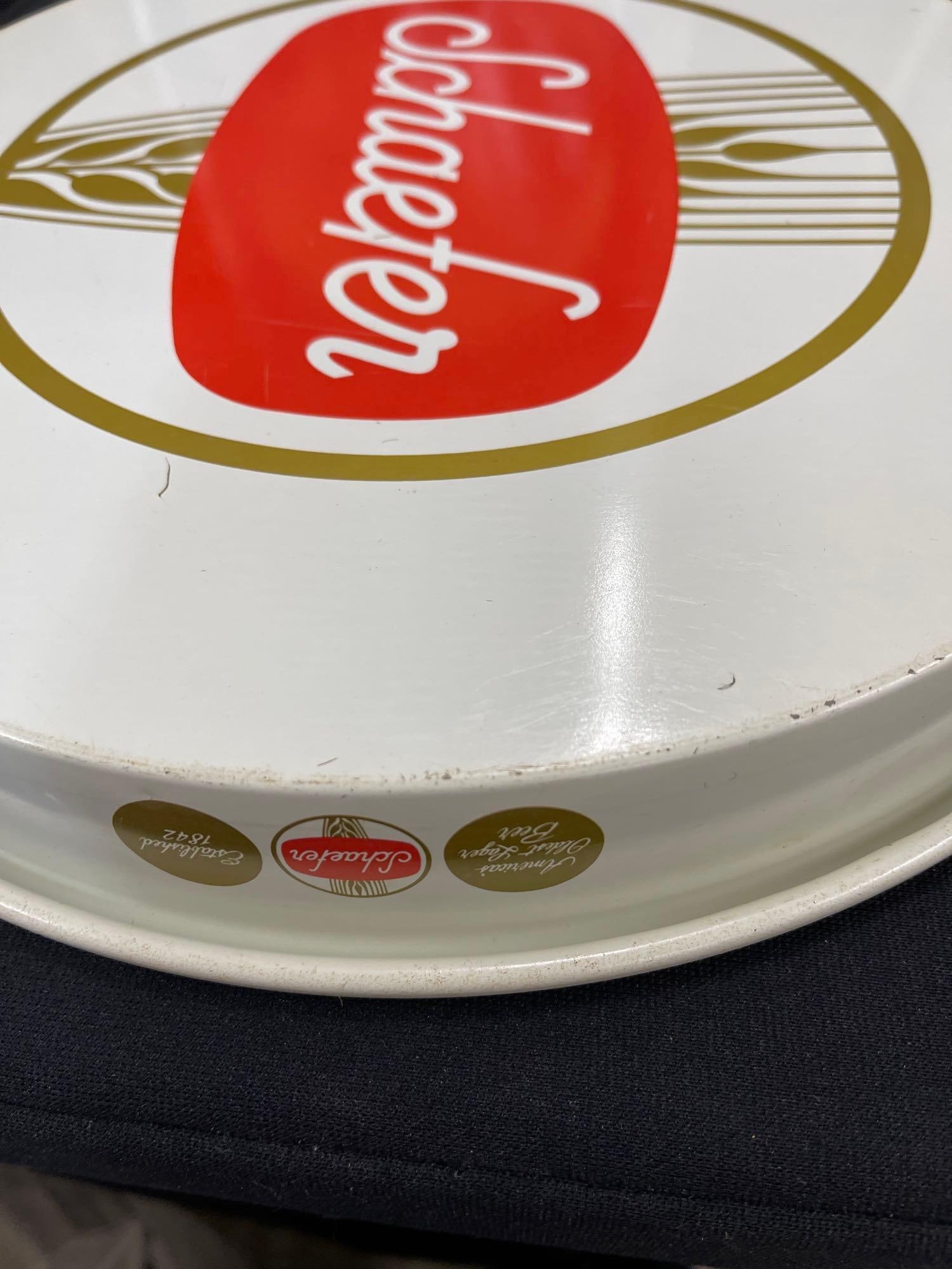 2 Schaefer Americas Oldest Lager Beer Trays - 13