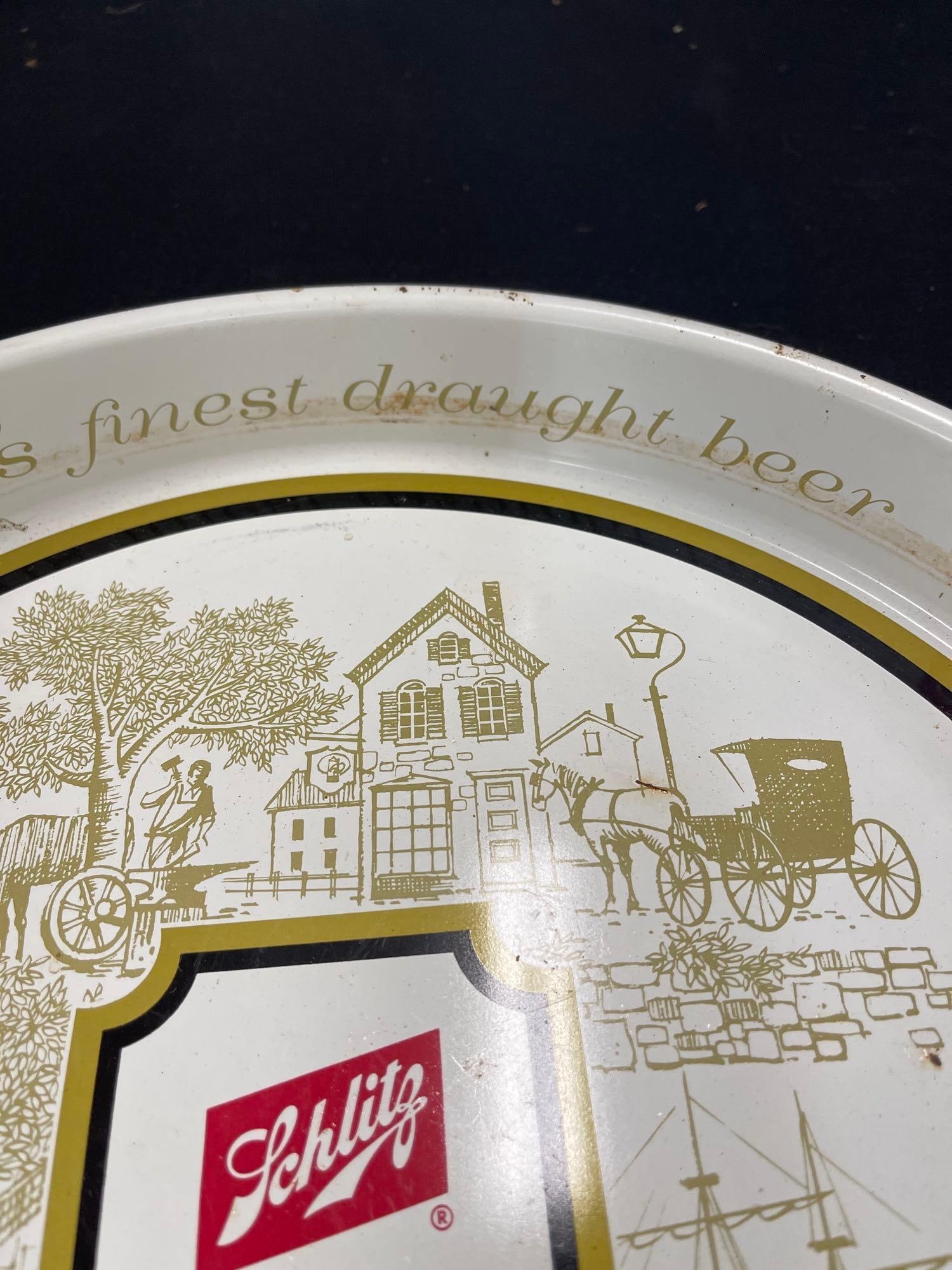 2 Schlitz Beer Trays - 13