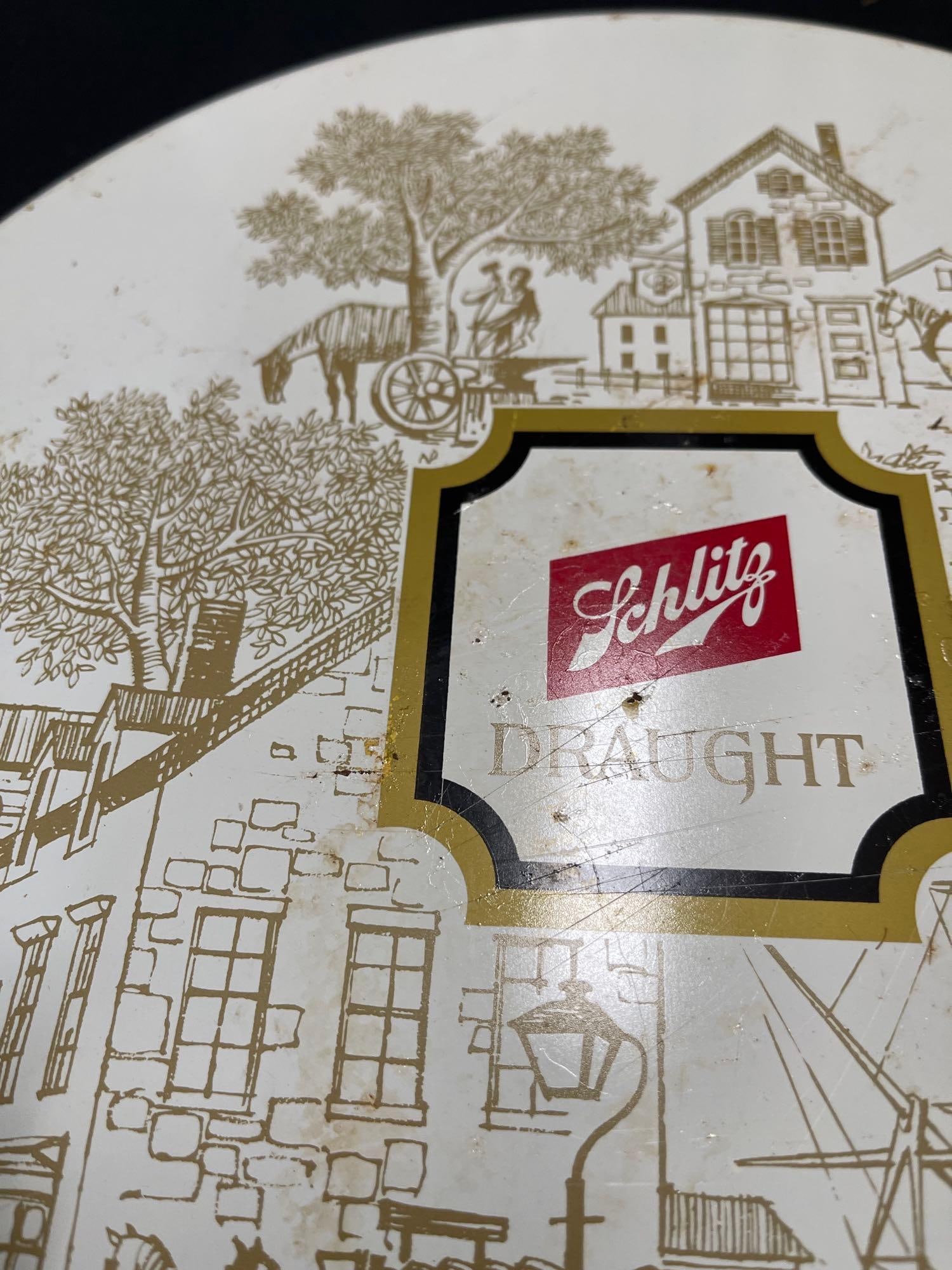 2 Schlitz Beer Trays - 18
