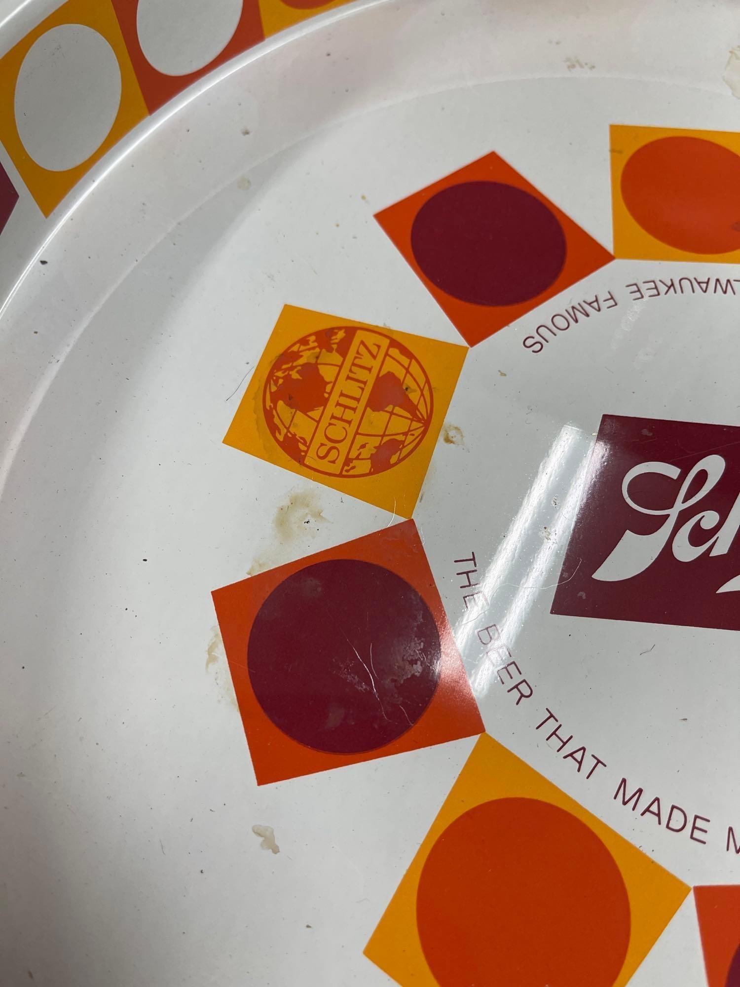 2 Schlitz Beer Trays - 4