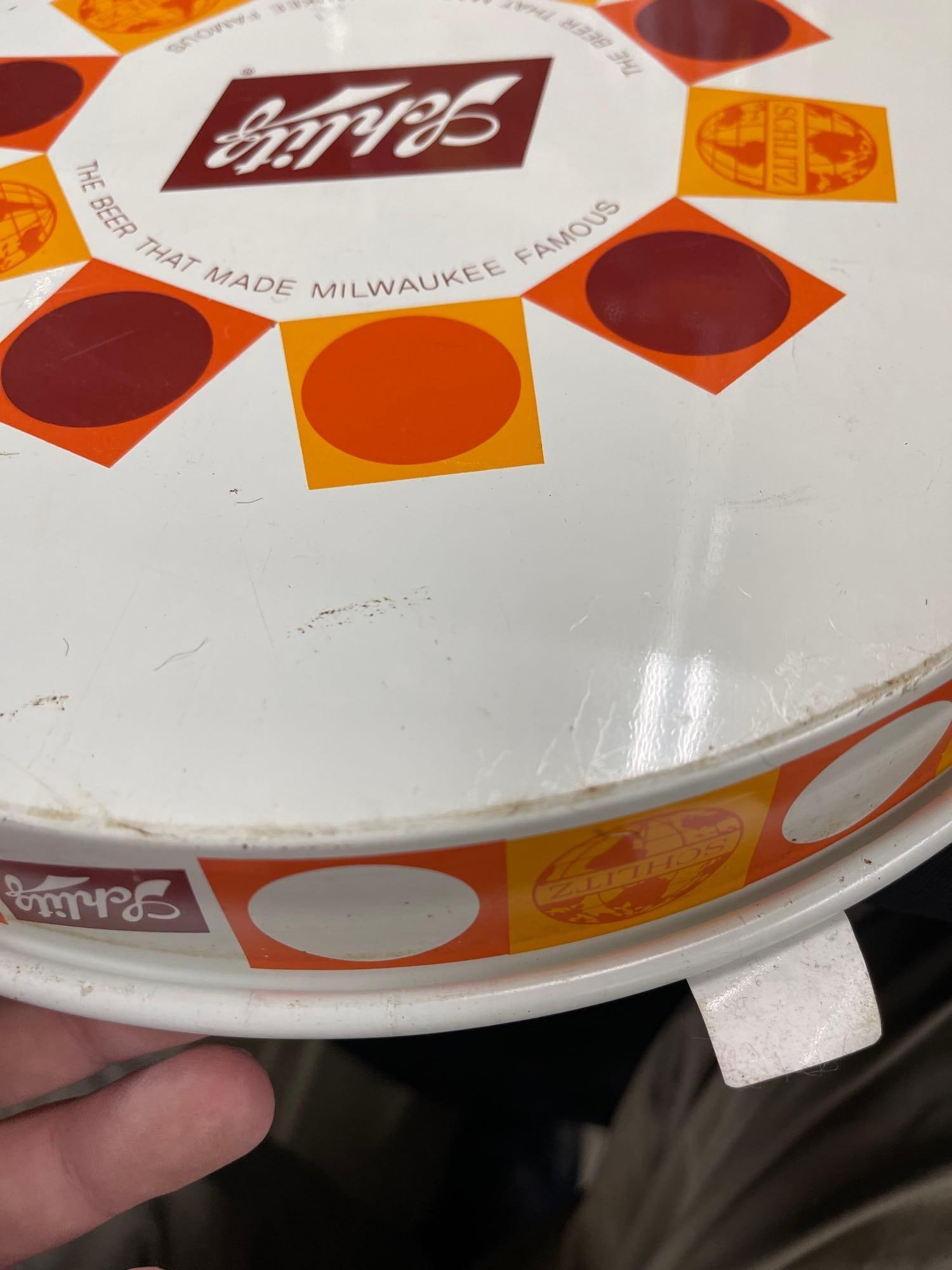 2 Schlitz Beer Trays - 8