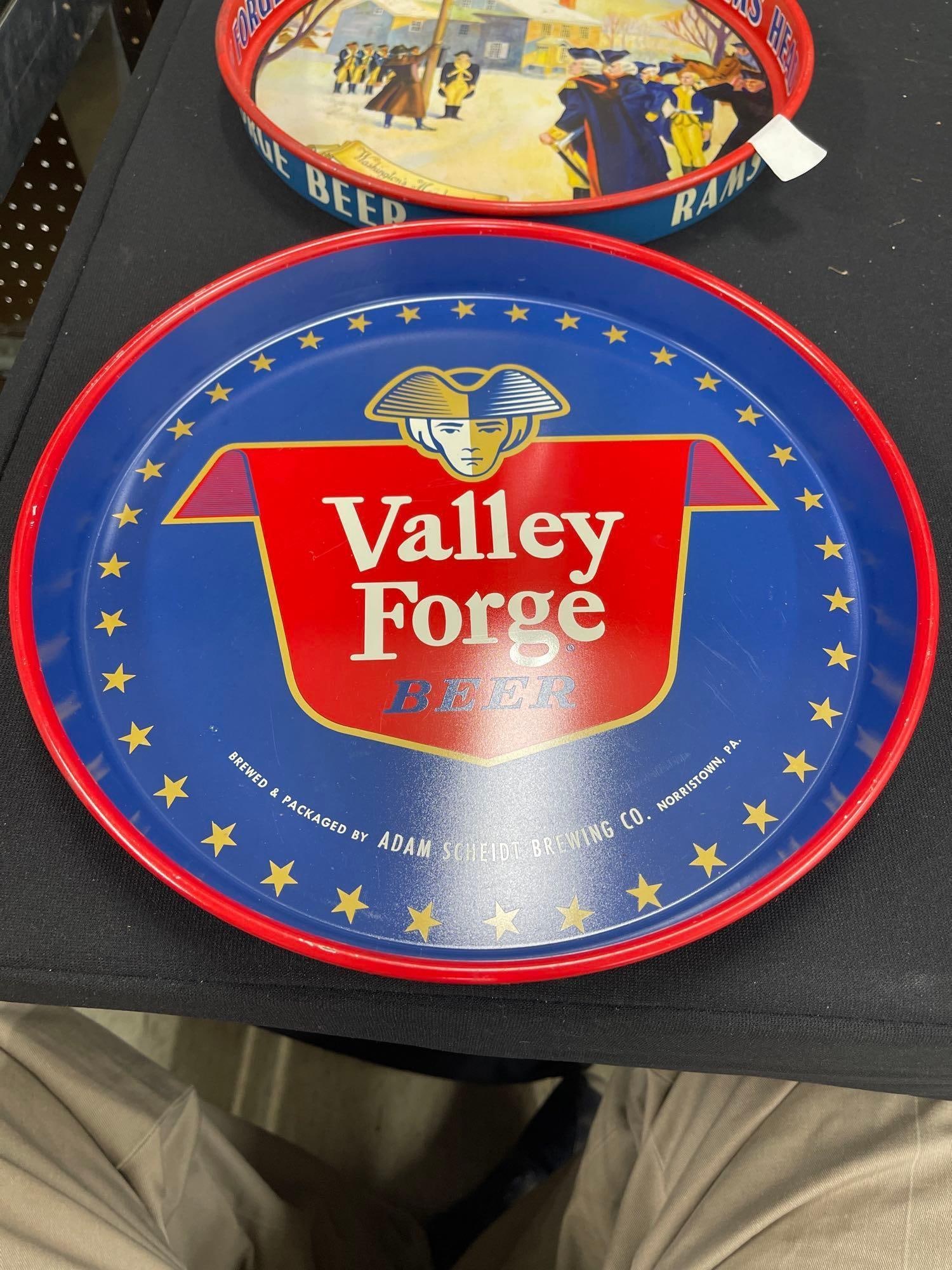 2 Schmidts Valley Forge Beer Trays - 2
