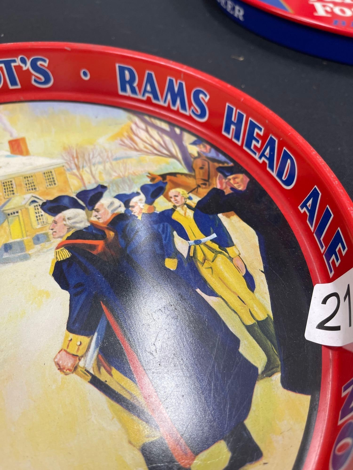 2 Schmidts Valley Forge Beer Trays - 7