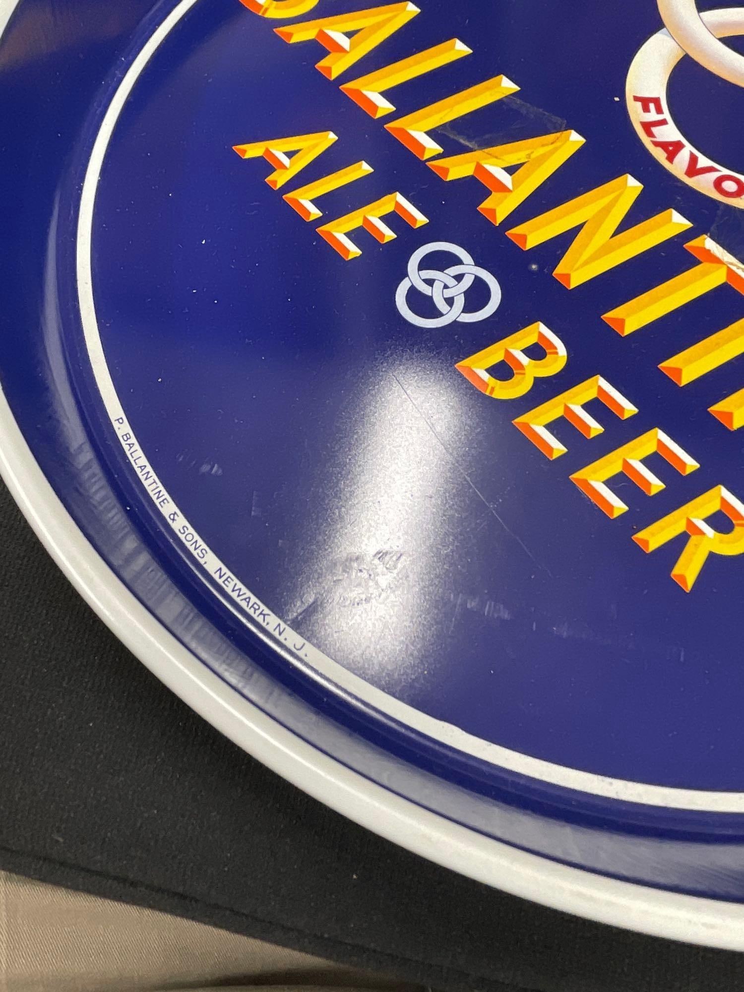 2 Ballantine Beer Trays - 8