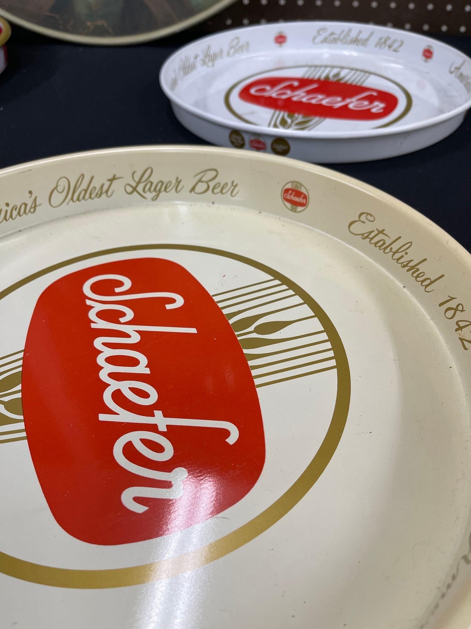 2 Schaefer Beer Trays - 3
