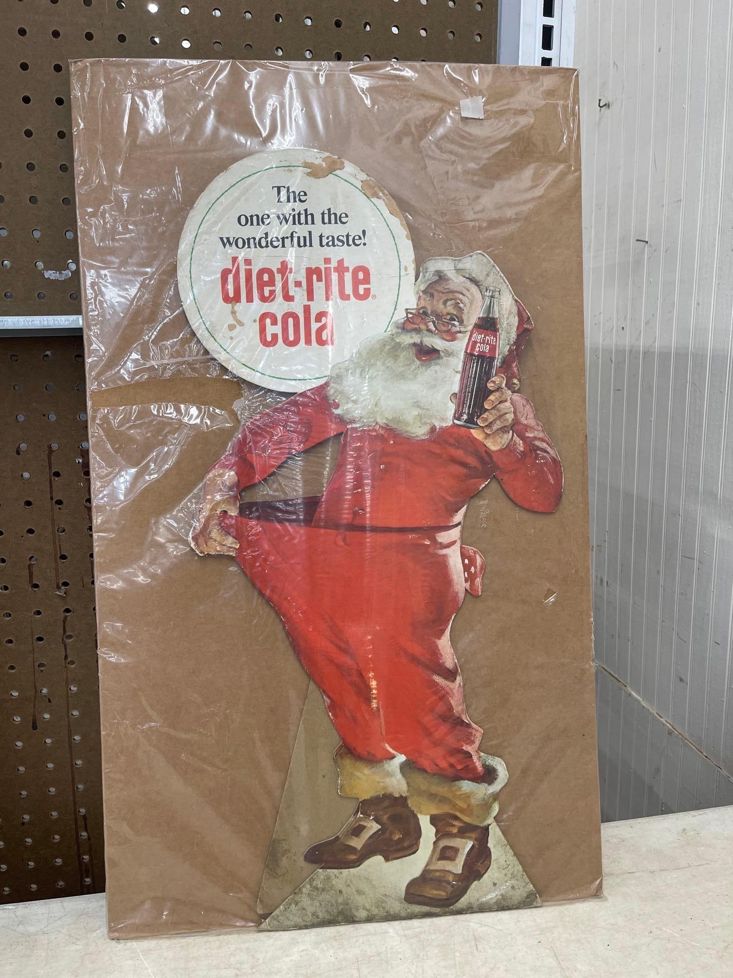 Diet-Rite Santa: 25 Tall 