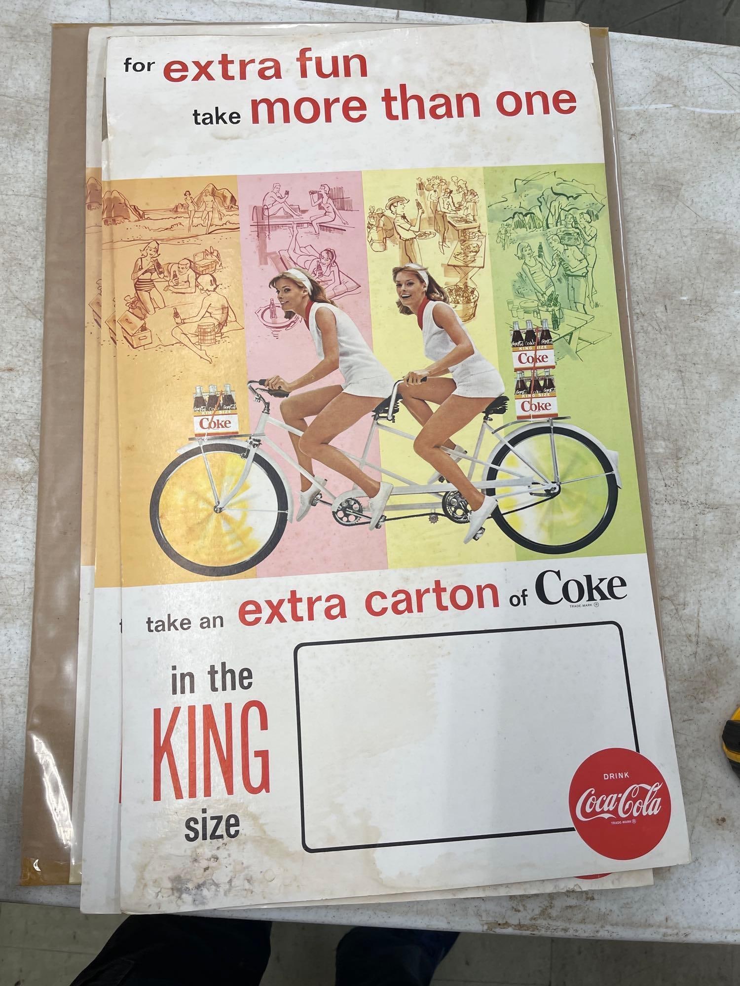 4 Coca-Cola Signs - 4