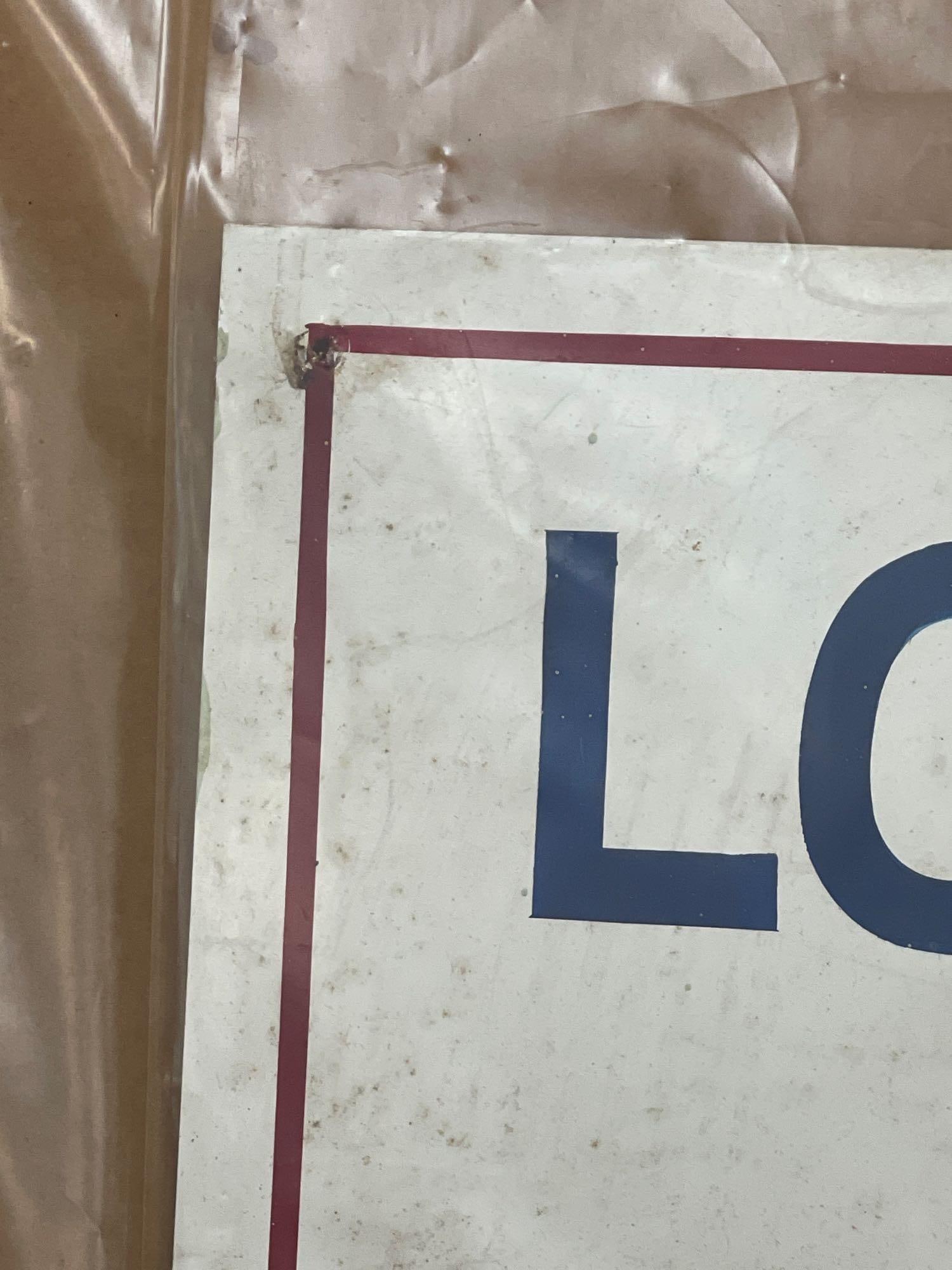 Metal Lockhart Mill C and C Sign - 5