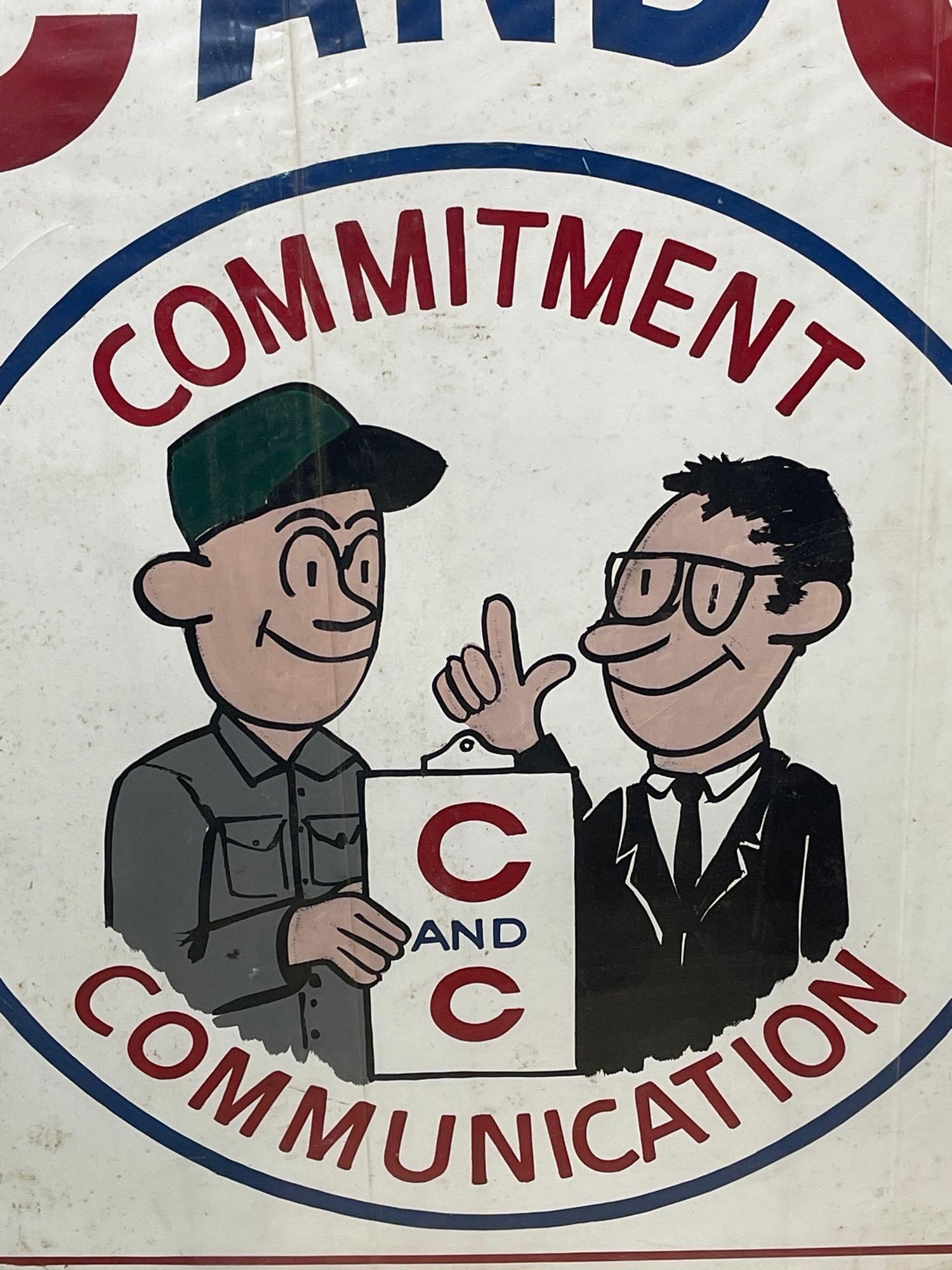 Metal Lockhart Mill C and C Sign - 6