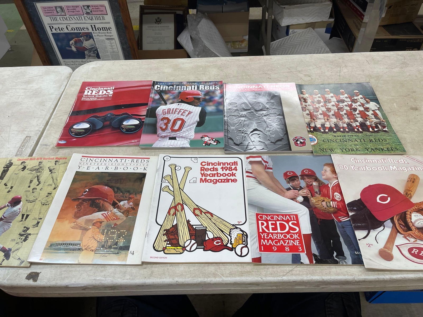 9 Cincinnati Yearbook Magazines: As Pictured 