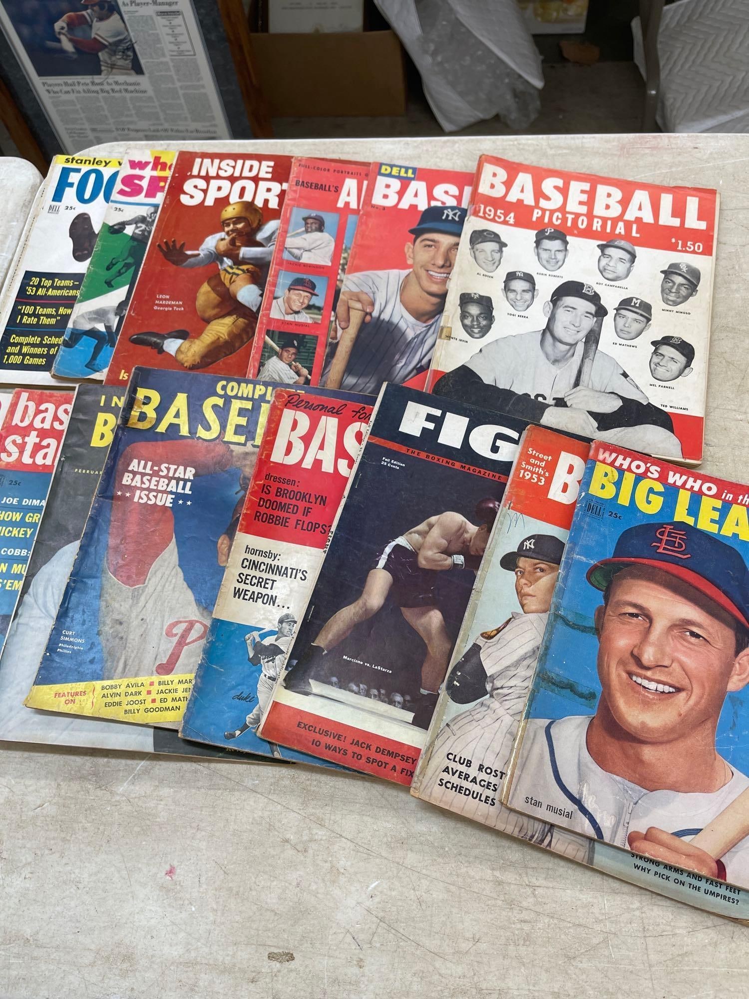 14 Sports Magazines: As Pictured 