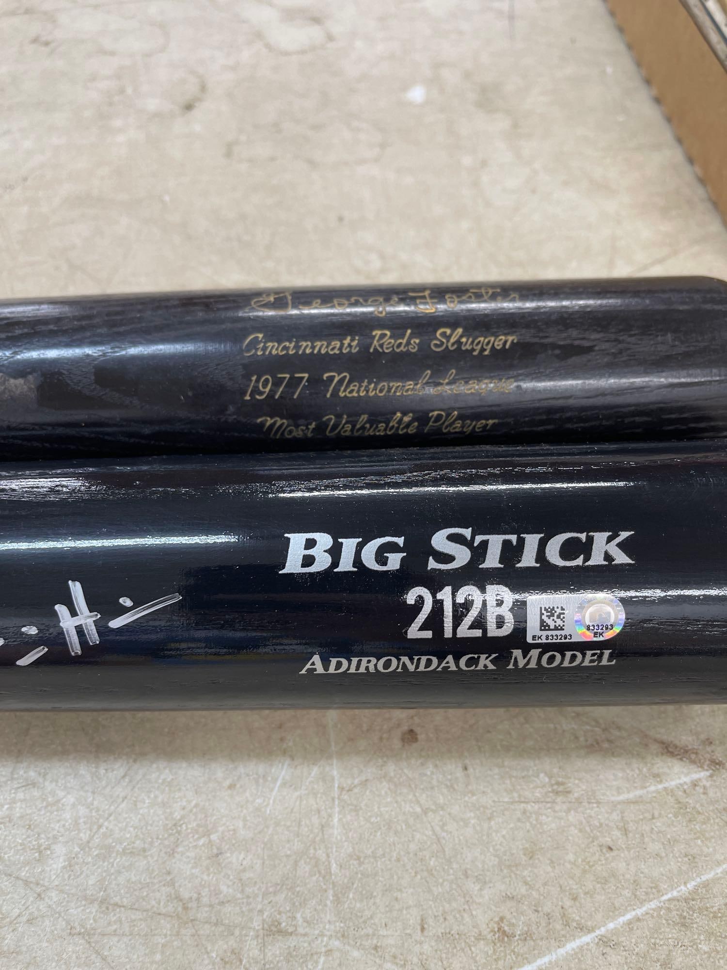 2 Bats 1 Louisville Pro Hillerich & Bradsby George Foster 1977 Slugger + Adirondack Bat - 2