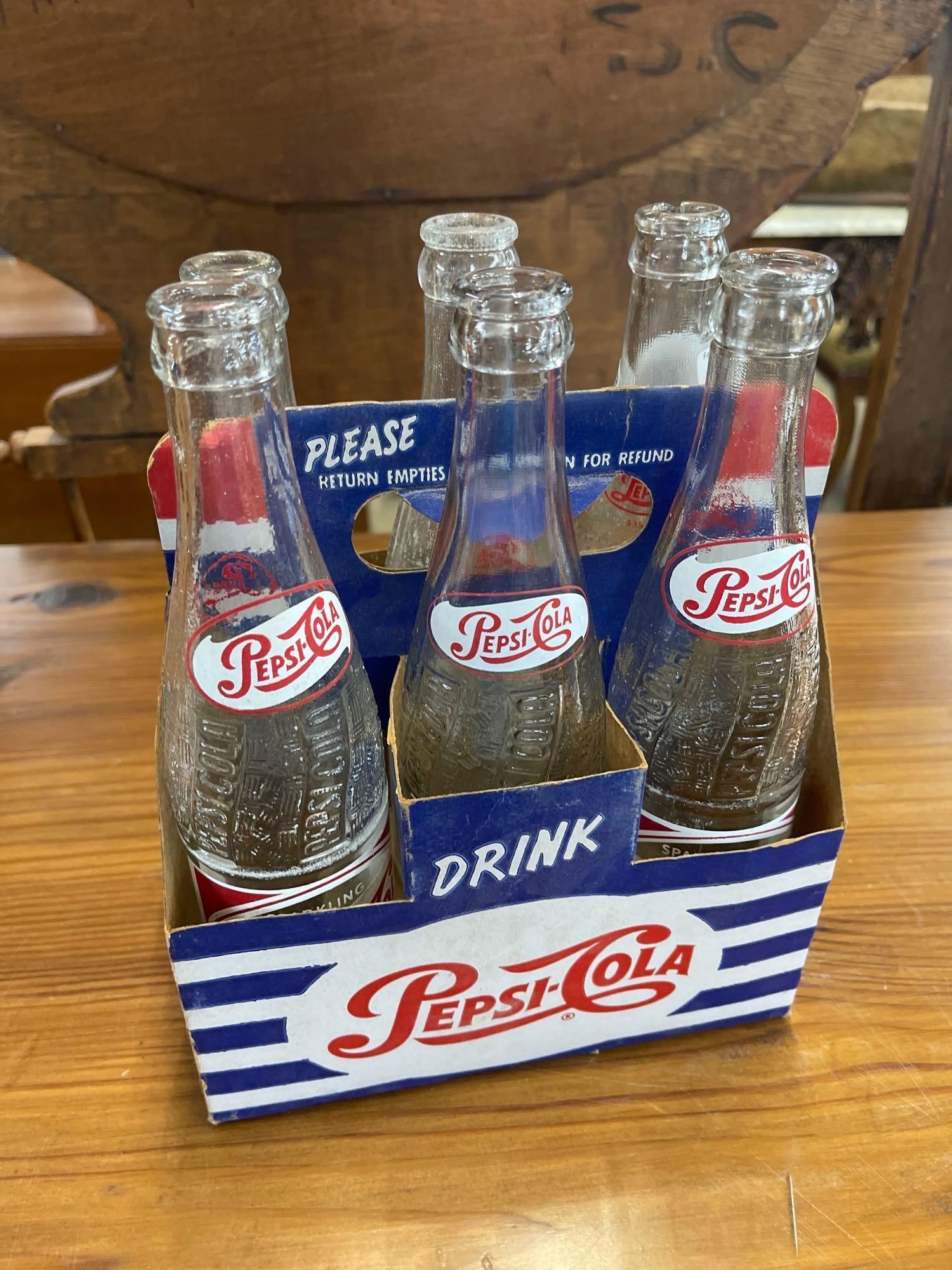 6 Pack Pepsi-Cola 50s Carrier: 6 Pack Pepsi-Cola 50s Carrier 