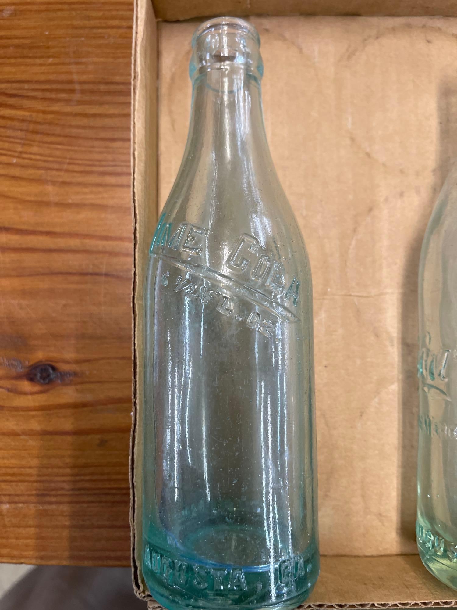 4 3 Coca-Cola Bottles Straight Side - 2