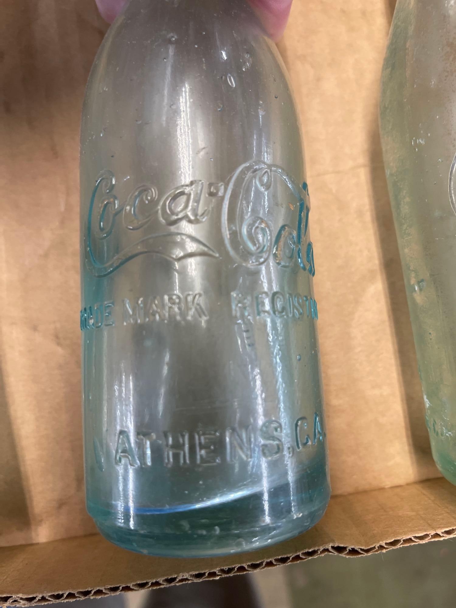 4 3 Coca-Cola Bottles Straight Side - 5