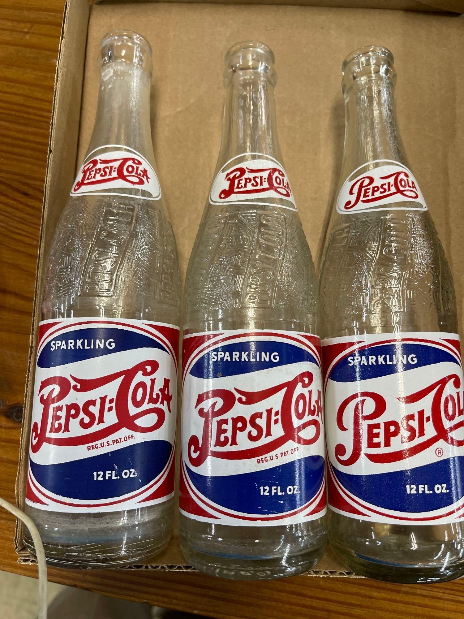 3 Pepsi-Cola Bottles (1 of 2)