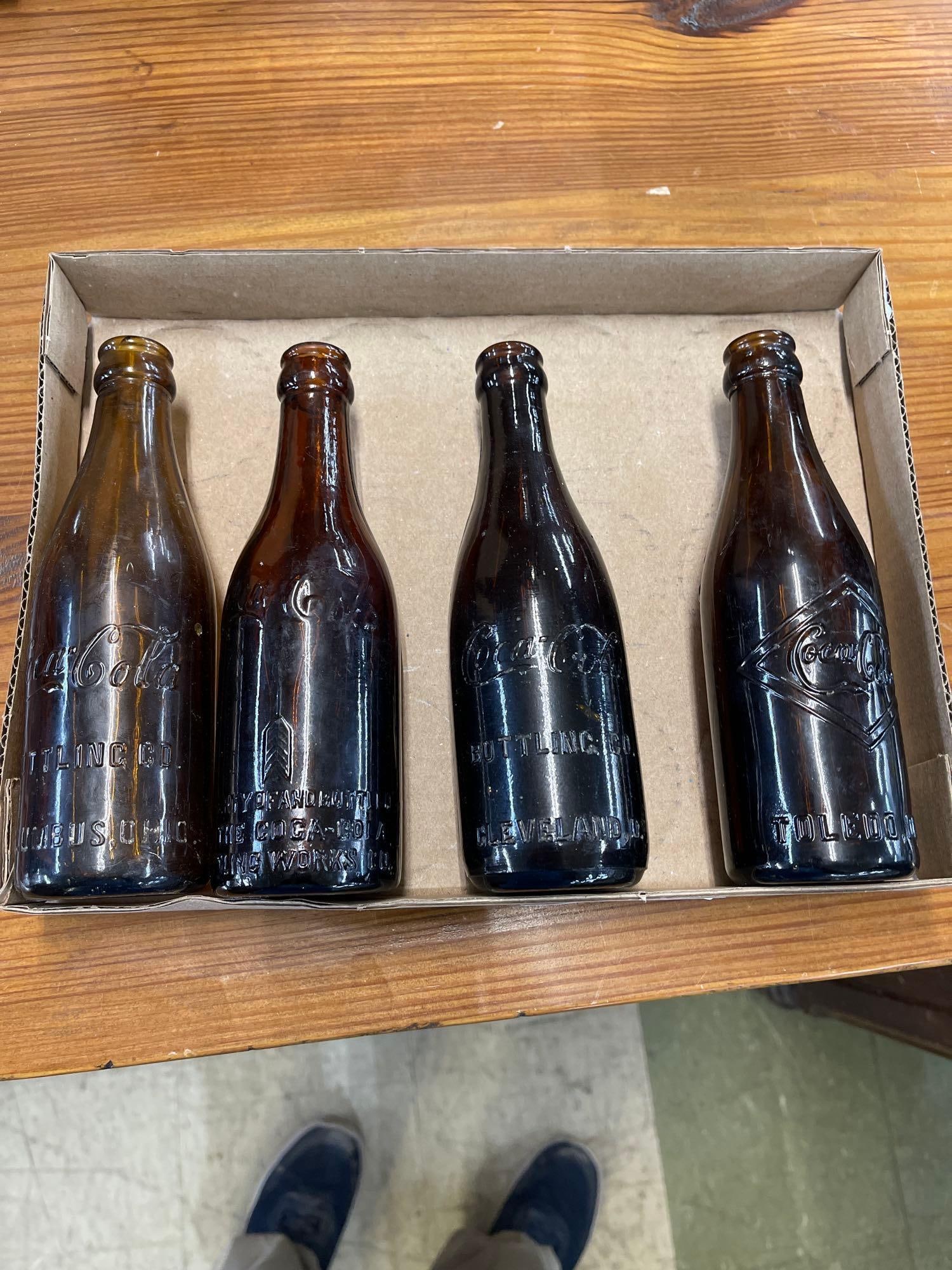 4 OH Coca Cola Bottles: 4 OH Coca Cola Bottles