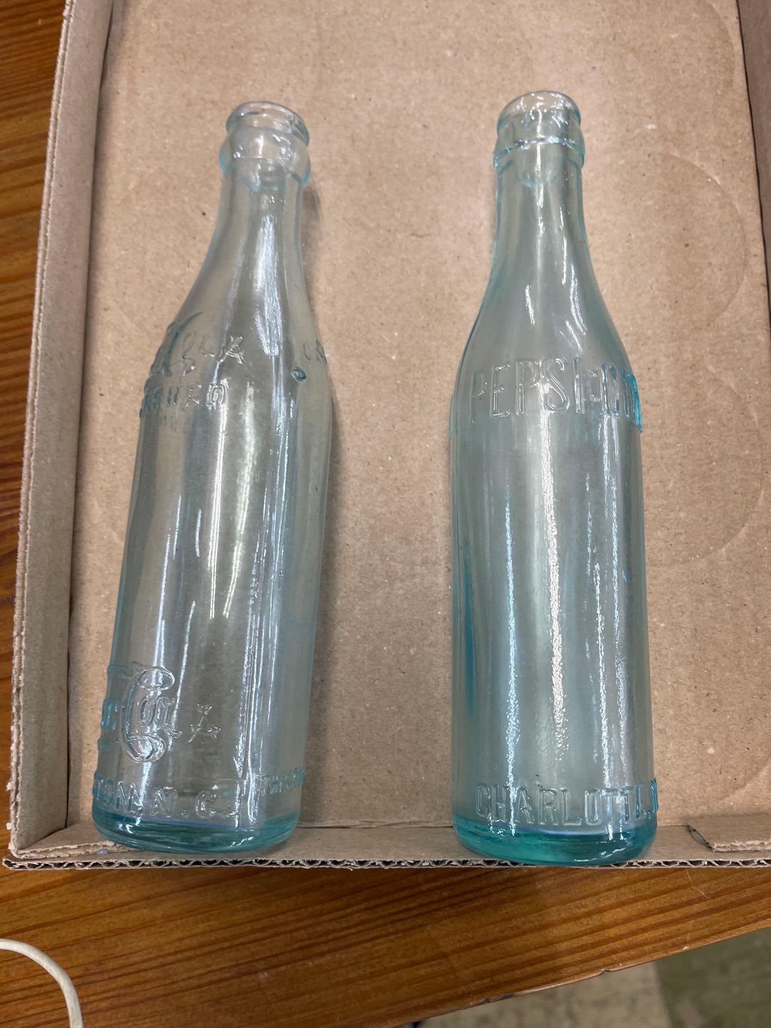 2 NC Pepsi Cola Bottles: 2 NC Pepsi Cola Bottles 