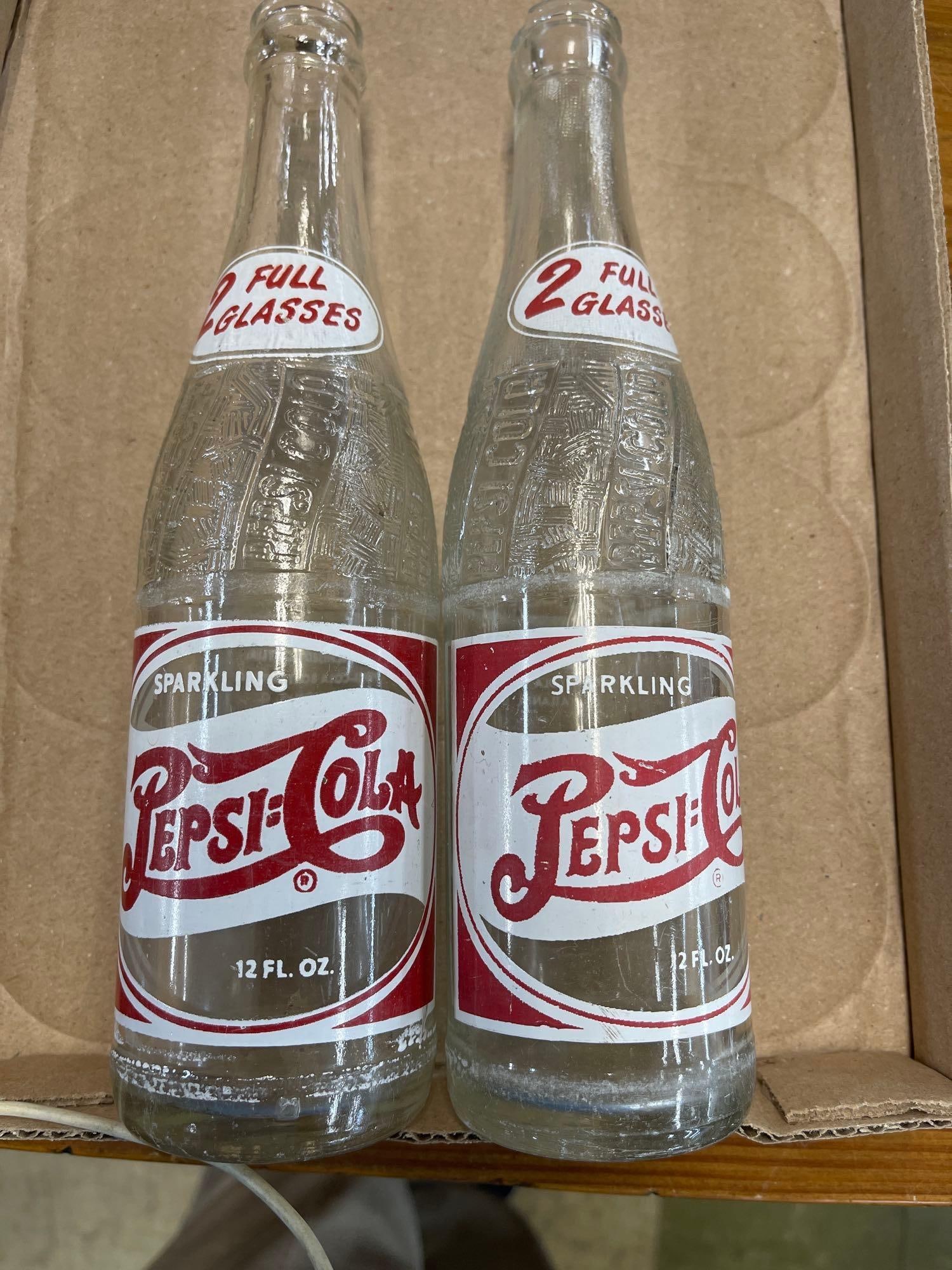 2 Pepsi Cola Bottles: 2 Pepsi Cola Bottles 