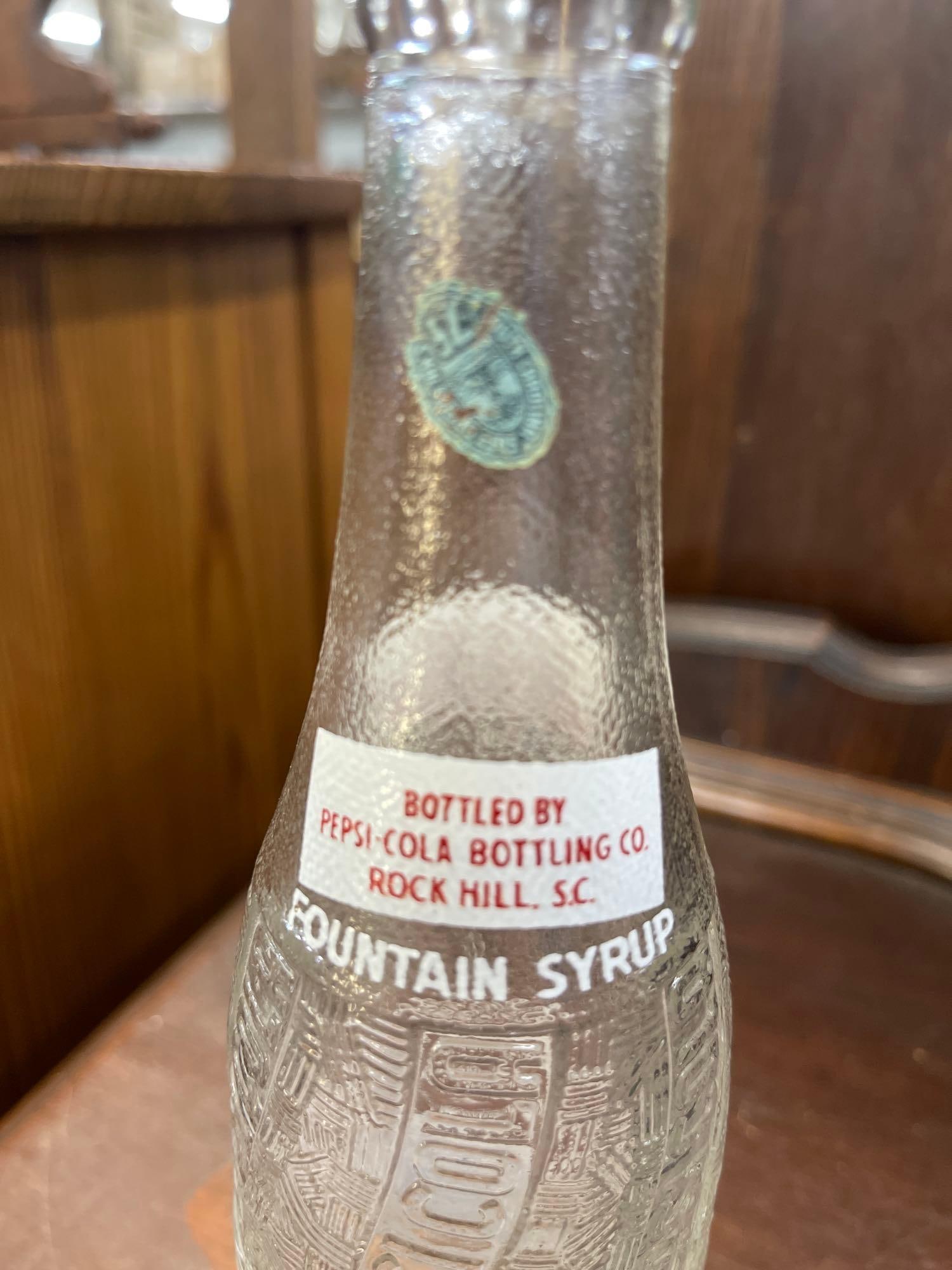 Rock Hill SC Pepsi Cola Syrup Bottle With Tax Stamp - 4
