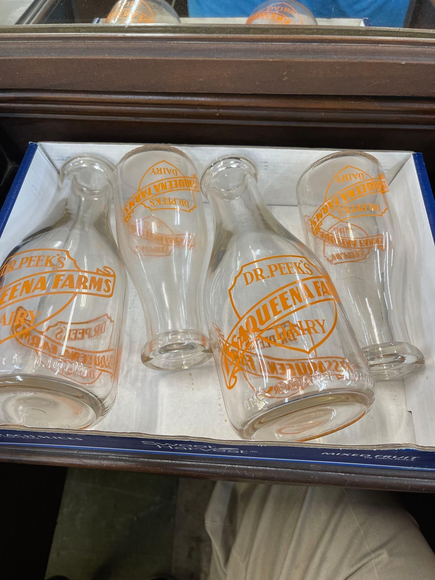 4 Milk Bottles 2 Quarts 2 Pints: 4 Milk Bottles 2 Quarts 2 Pints 