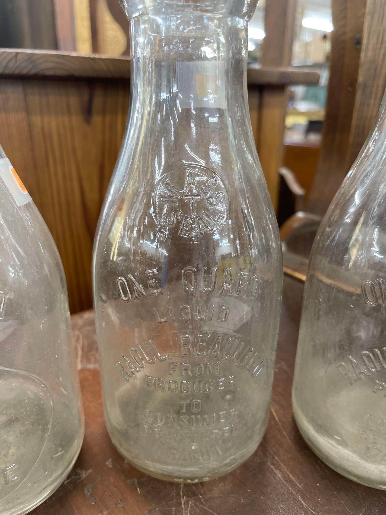 3 Quart Milk Bottles - 3