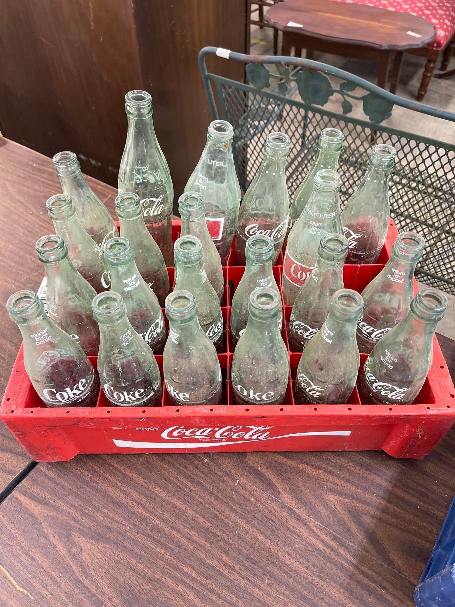 Coca Cola Crate With Bottles (1 of 1)