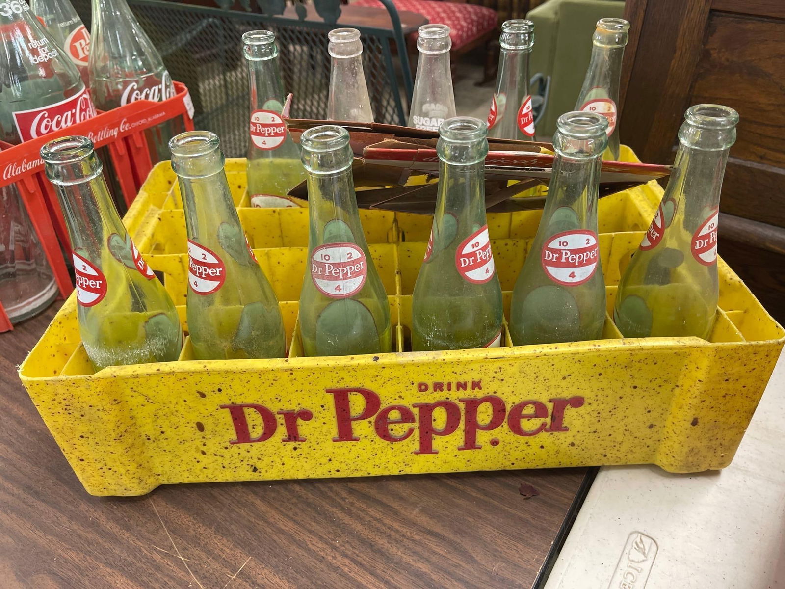 Dr Pepper Crate With Bottles: Dr Pepper Crate With Bottles