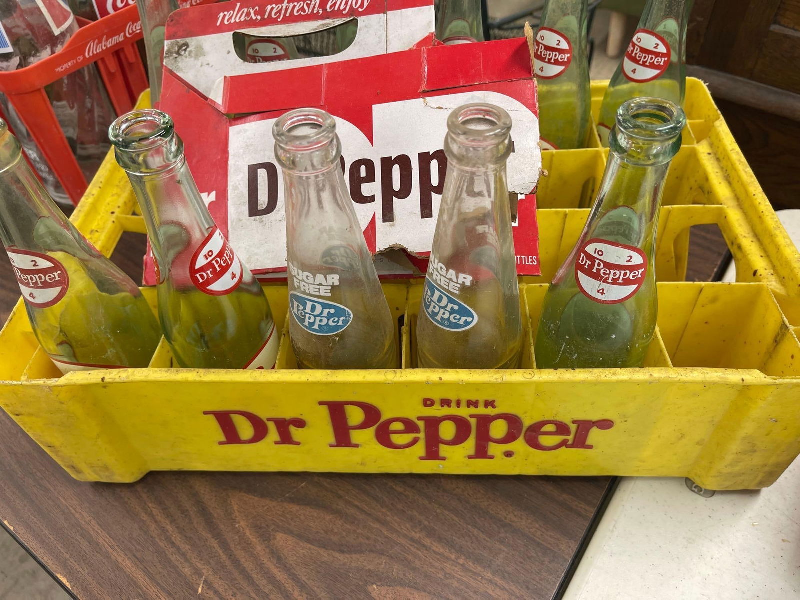 Dr Pepper Crate With Bottles - 2