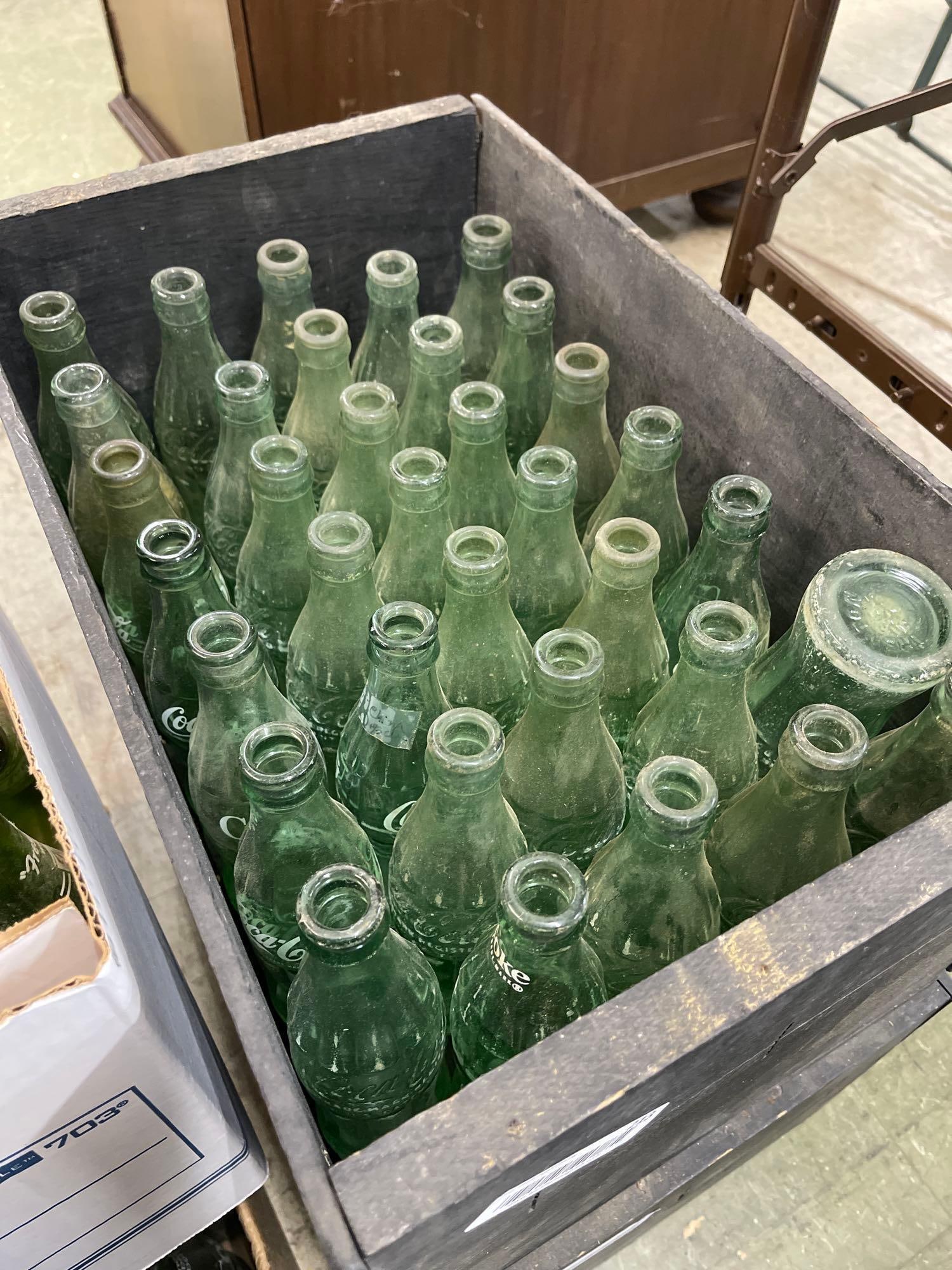 Wooden Crate With Coca Cola Bottles (1 of 2)