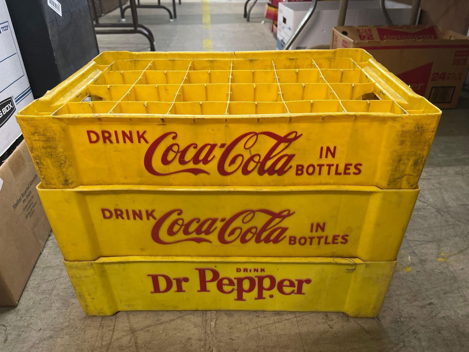 2 Coca Cola and 1 Dr Pepper Crates (1 of 1)