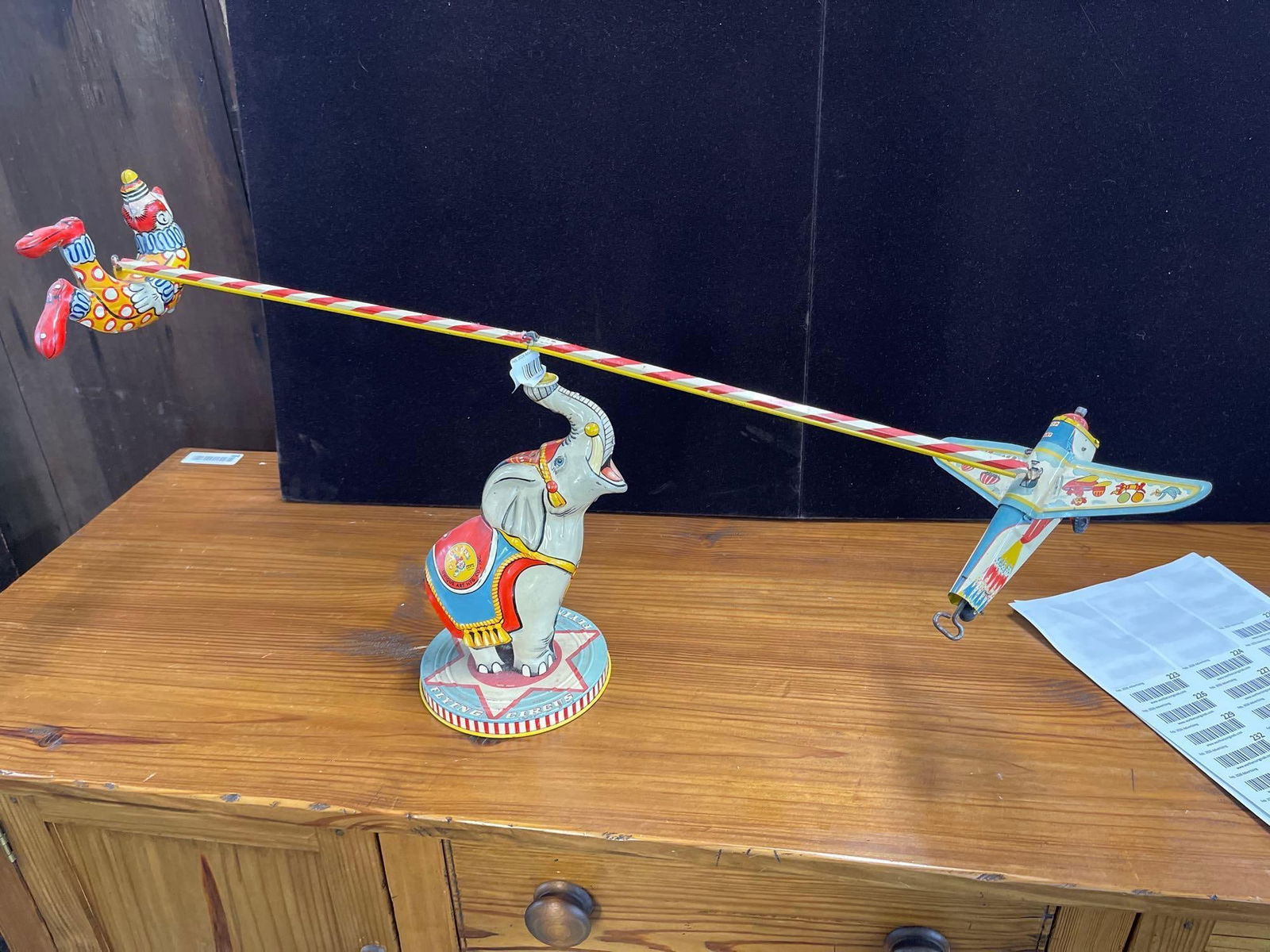 Unique Art Flying Circus Wind Up Missing Propeller: Unique Art Flying Circus Wind Up Missing Propeller 