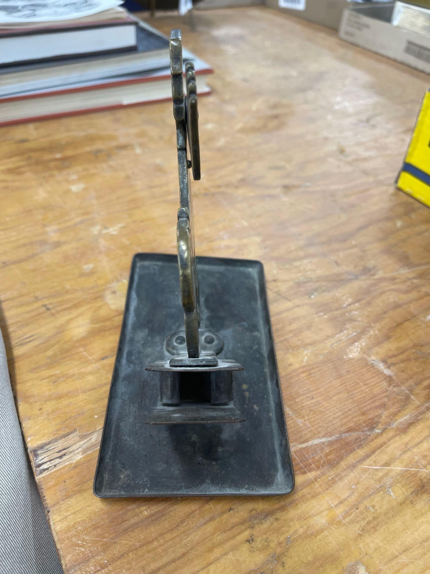 Football/Soccer Cigar Cutter Ash Tray Made in Germany ges. gesch. - 3