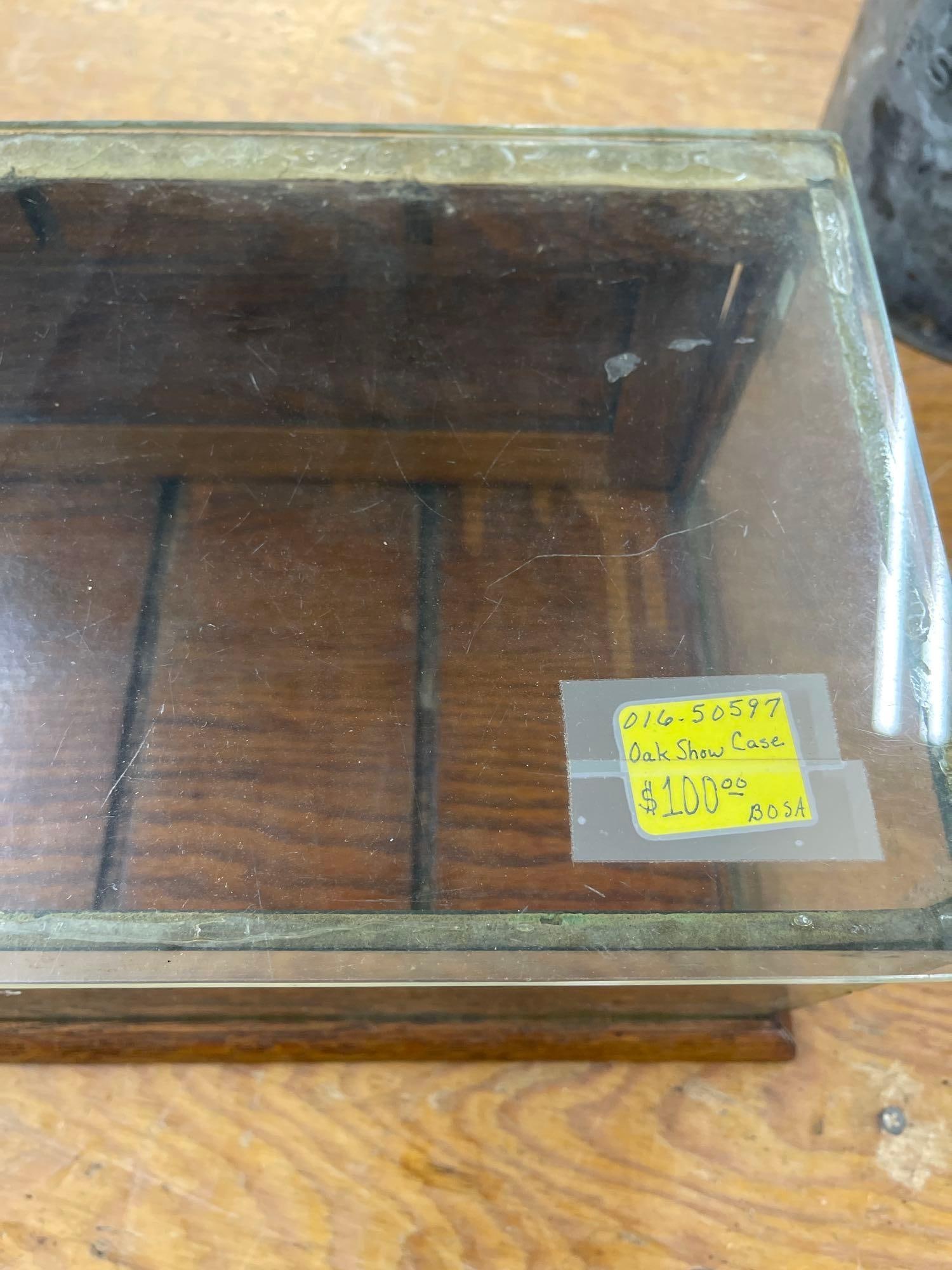 Oak and Glass Show Case - 3