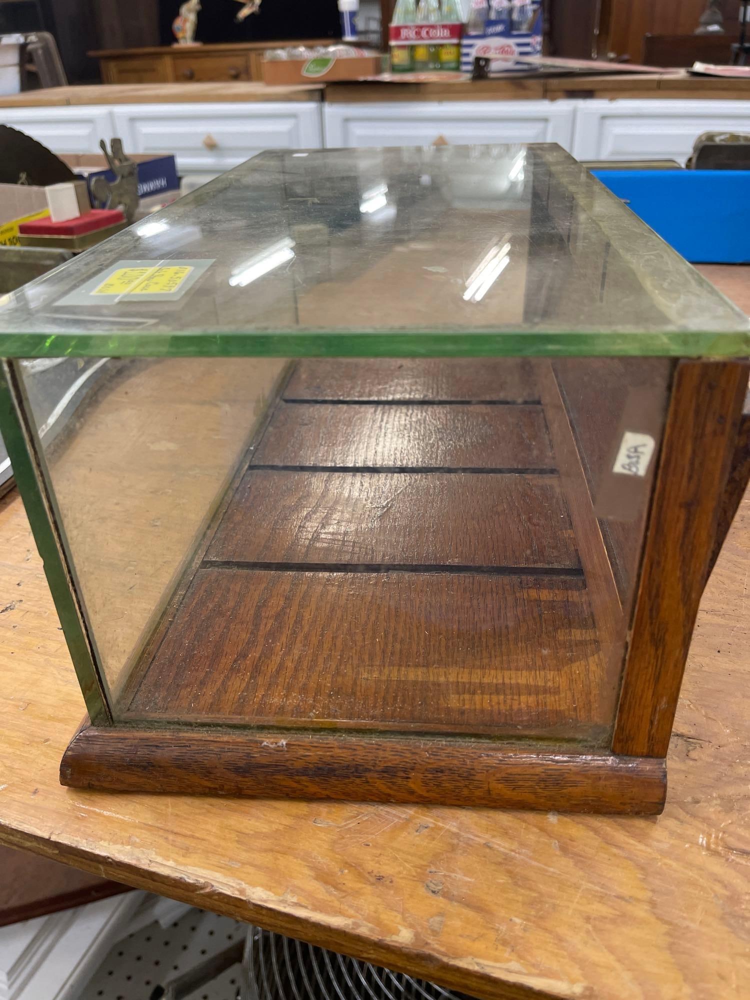 Oak and Glass Show Case - 4