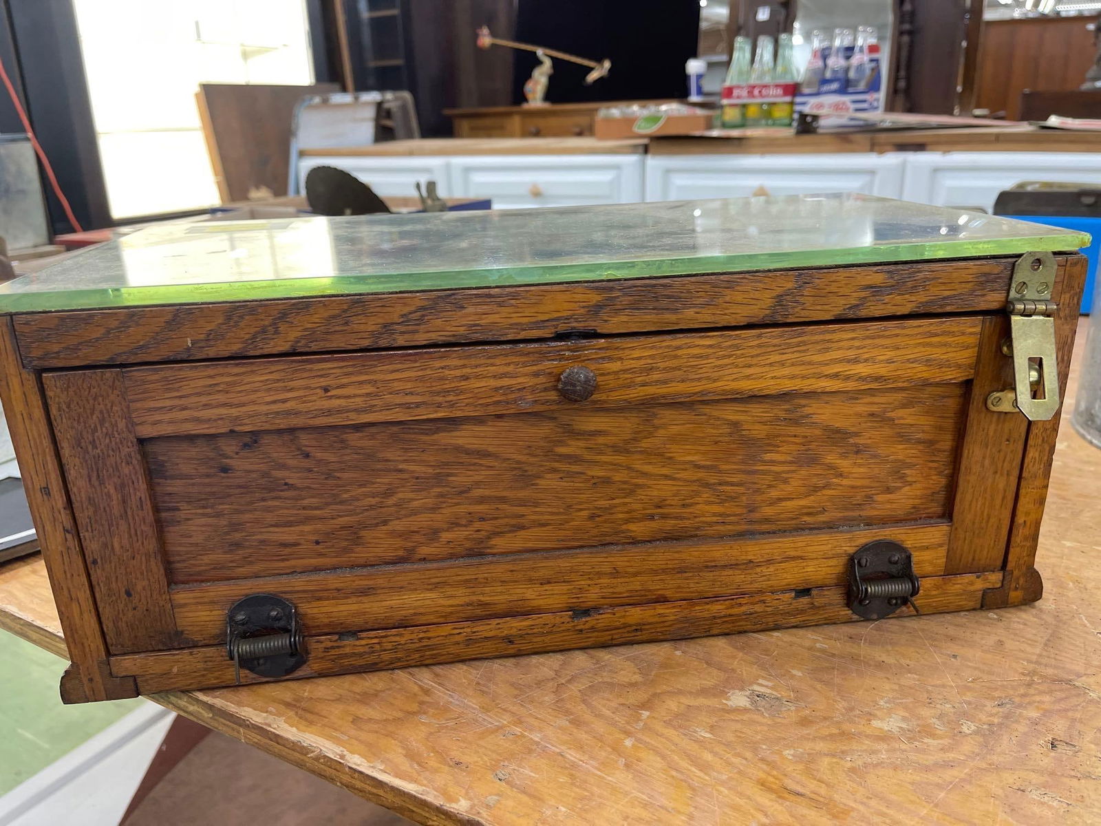 Oak and Glass Show Case - 5