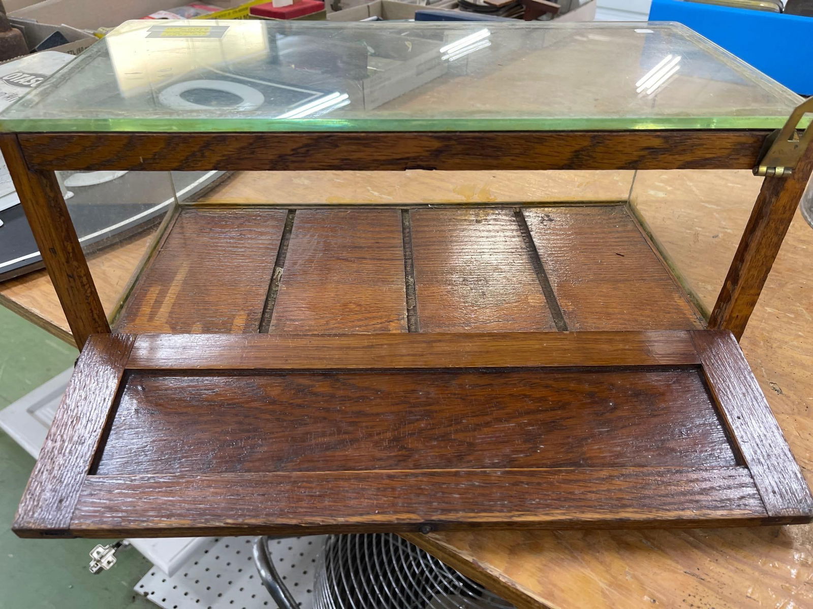 Oak and Glass Show Case - 6