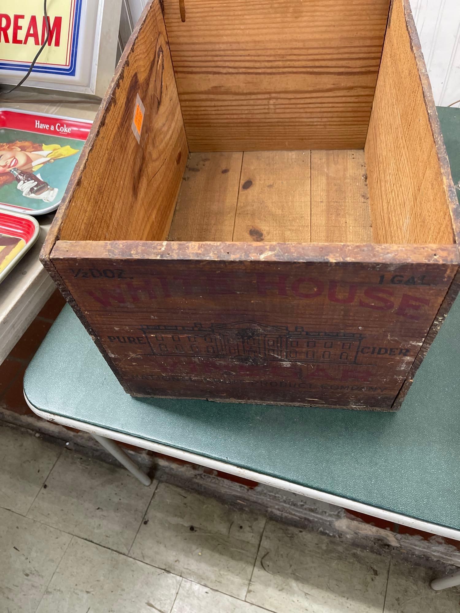 White House Vinegar Wood Crate - 5