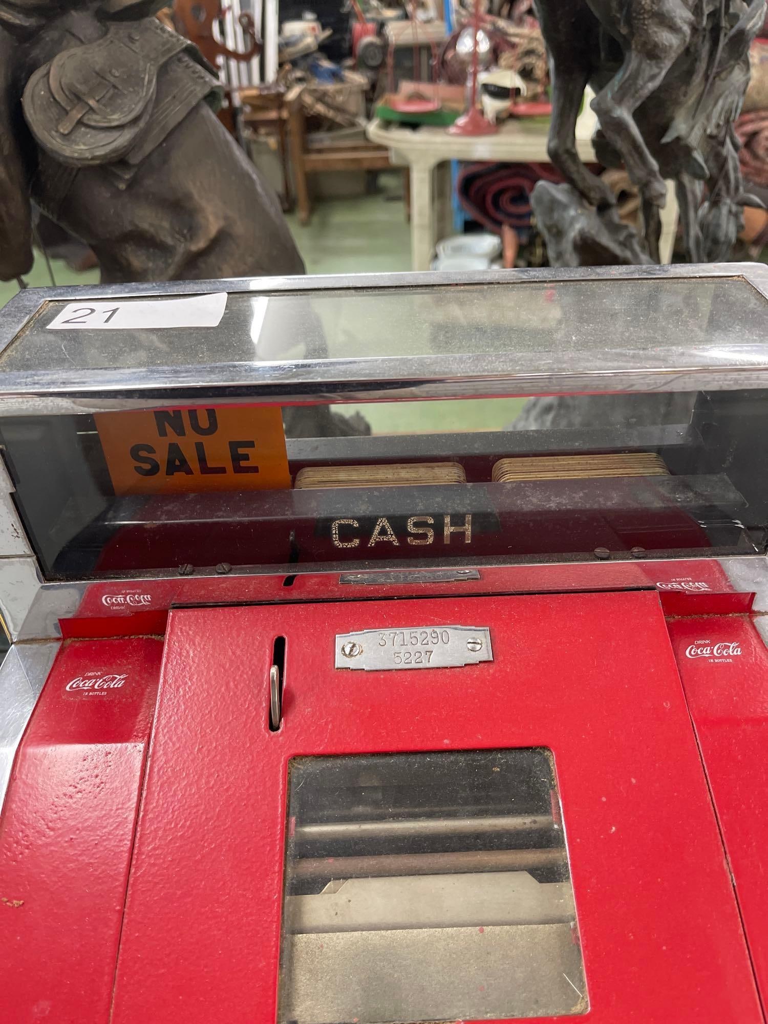 Coca Cola Cash Register Working No Key - 4