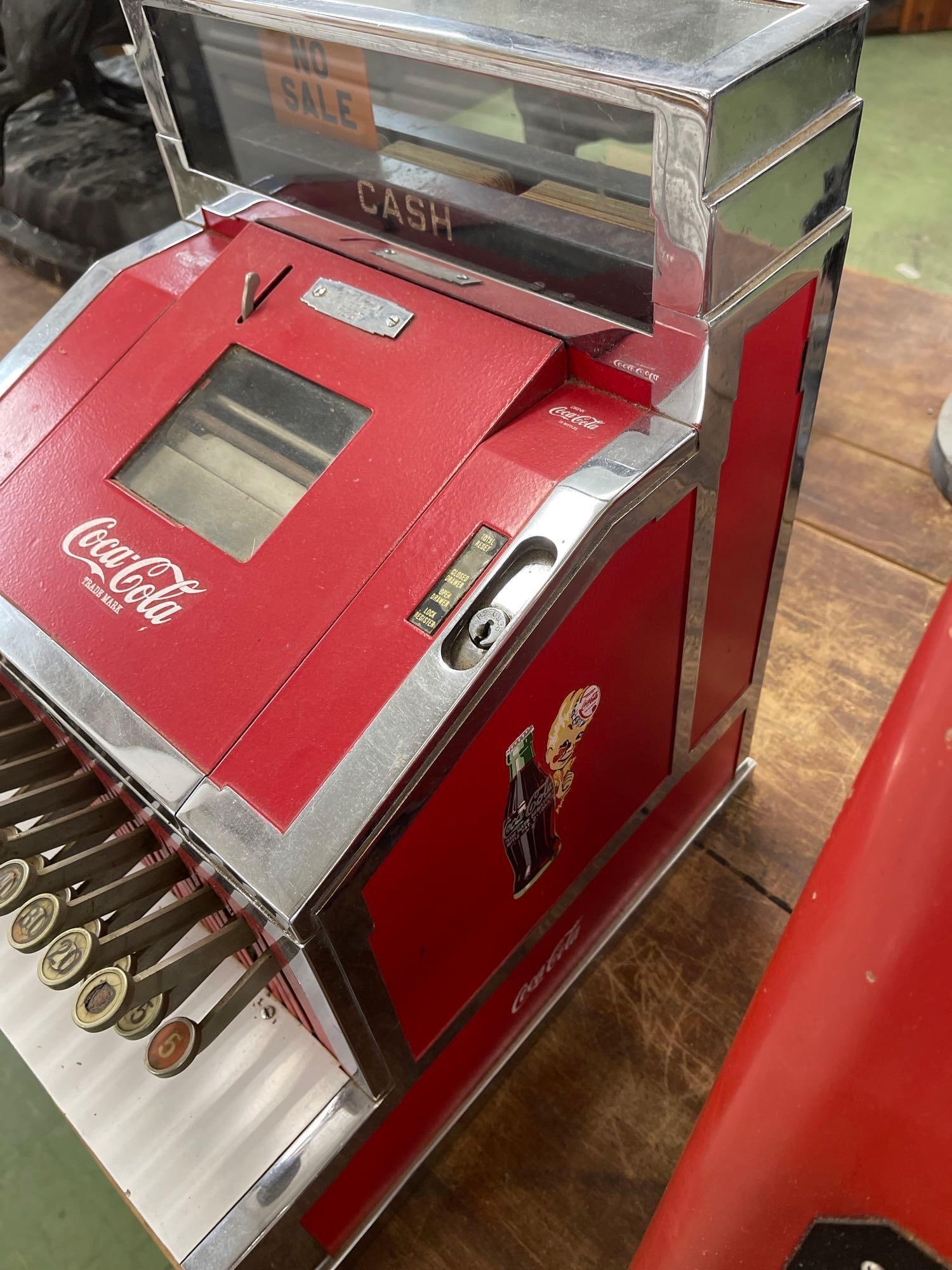 Coca Cola Cash Register Working No Key - 5