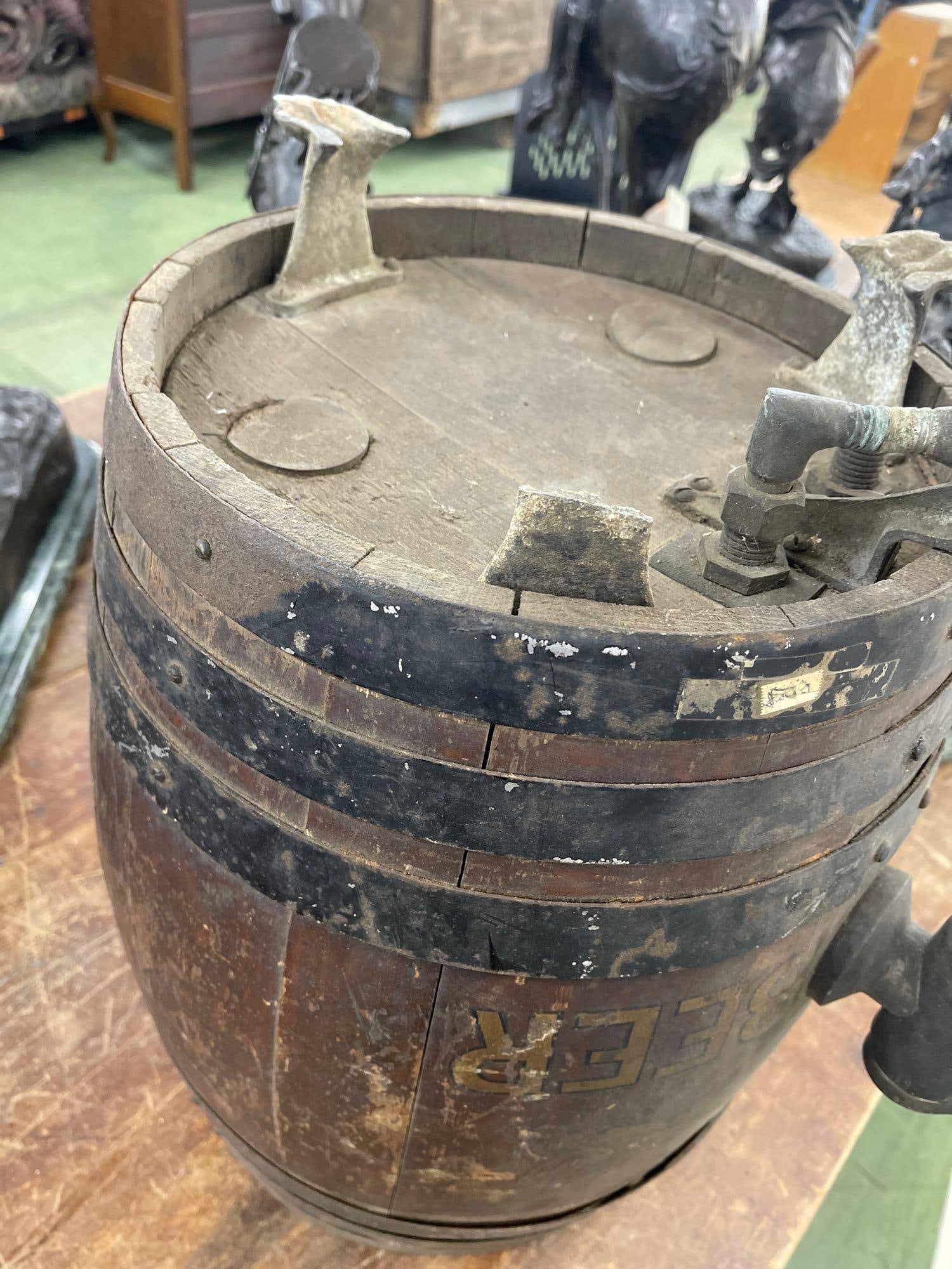 Root Beer Barrel Dispenser 1 Broken Foot - 3