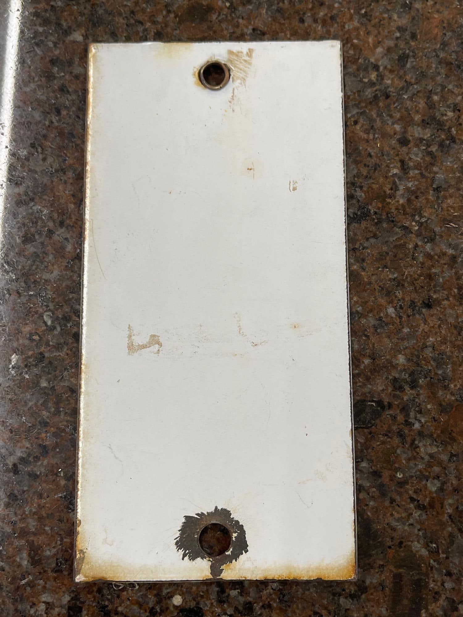 Bell System Underground Cable Porcelain Sign - 2