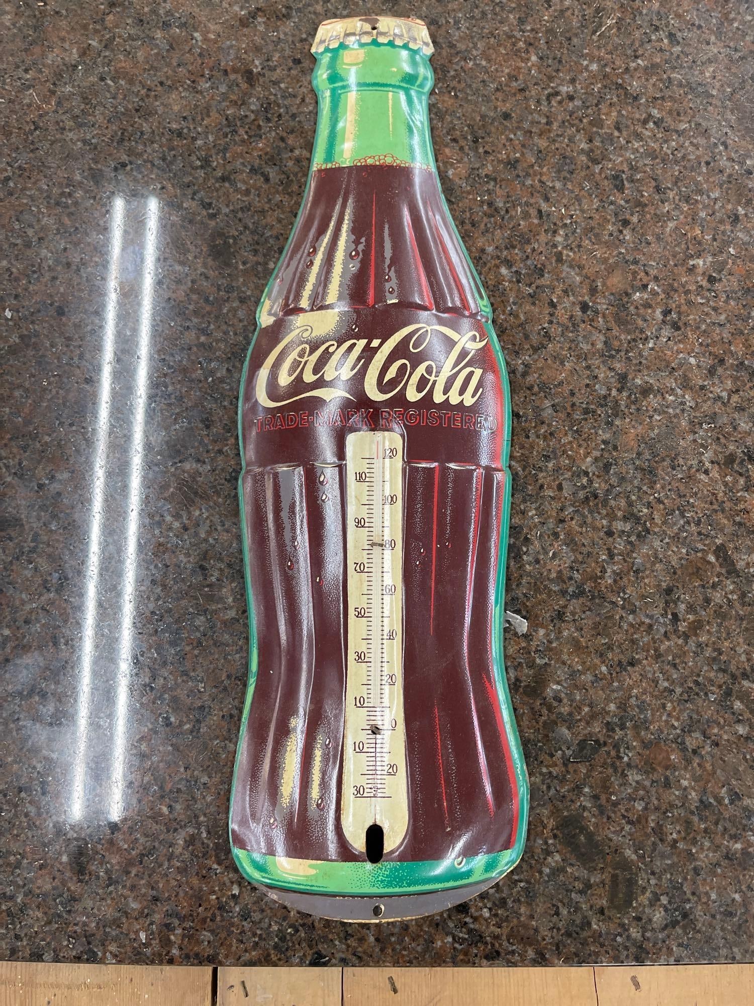 Coca Cola Thermometer Broken: 5 x 16.5