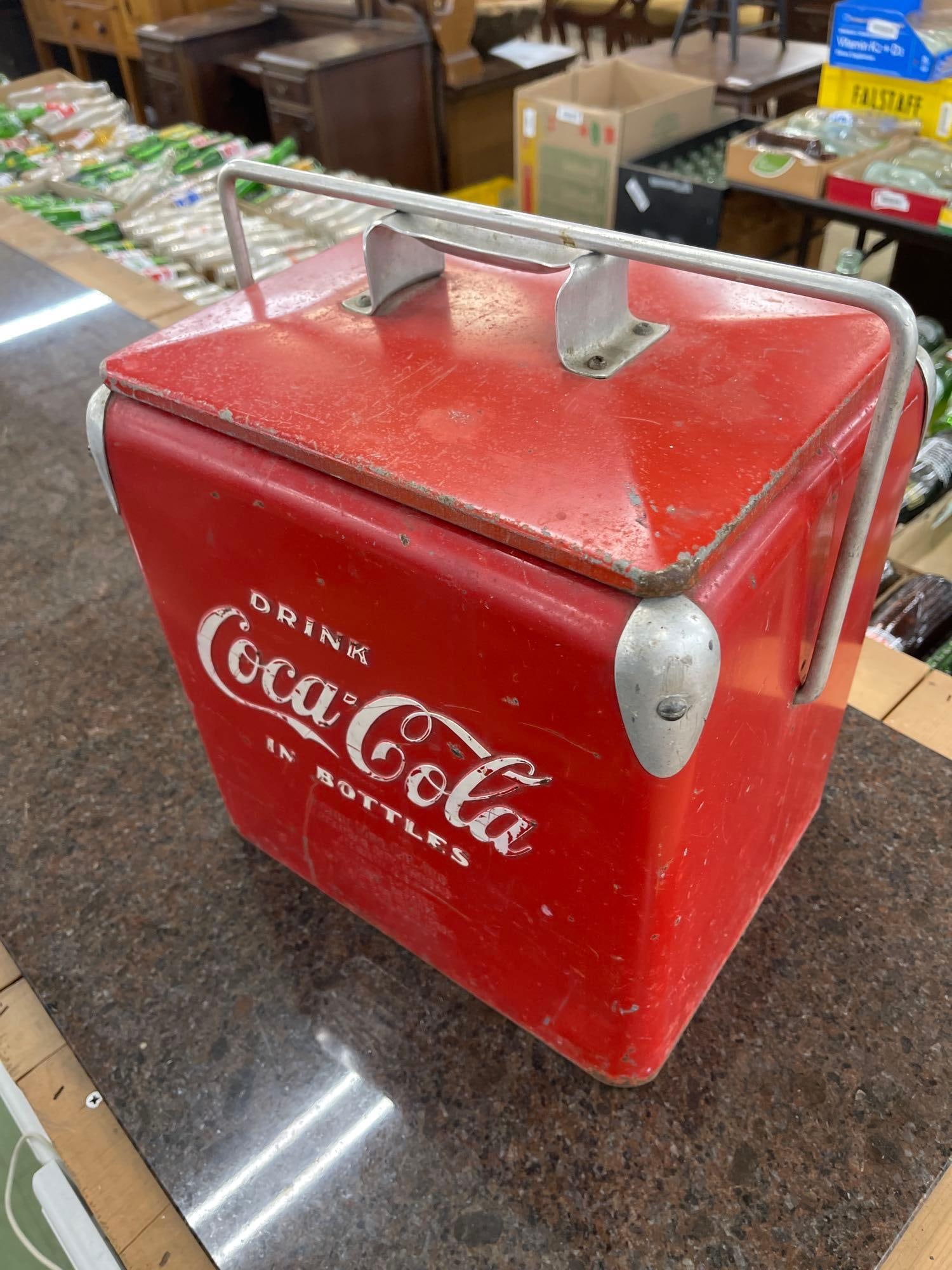 Coca Cola Cooler: 14 X 9 X 14